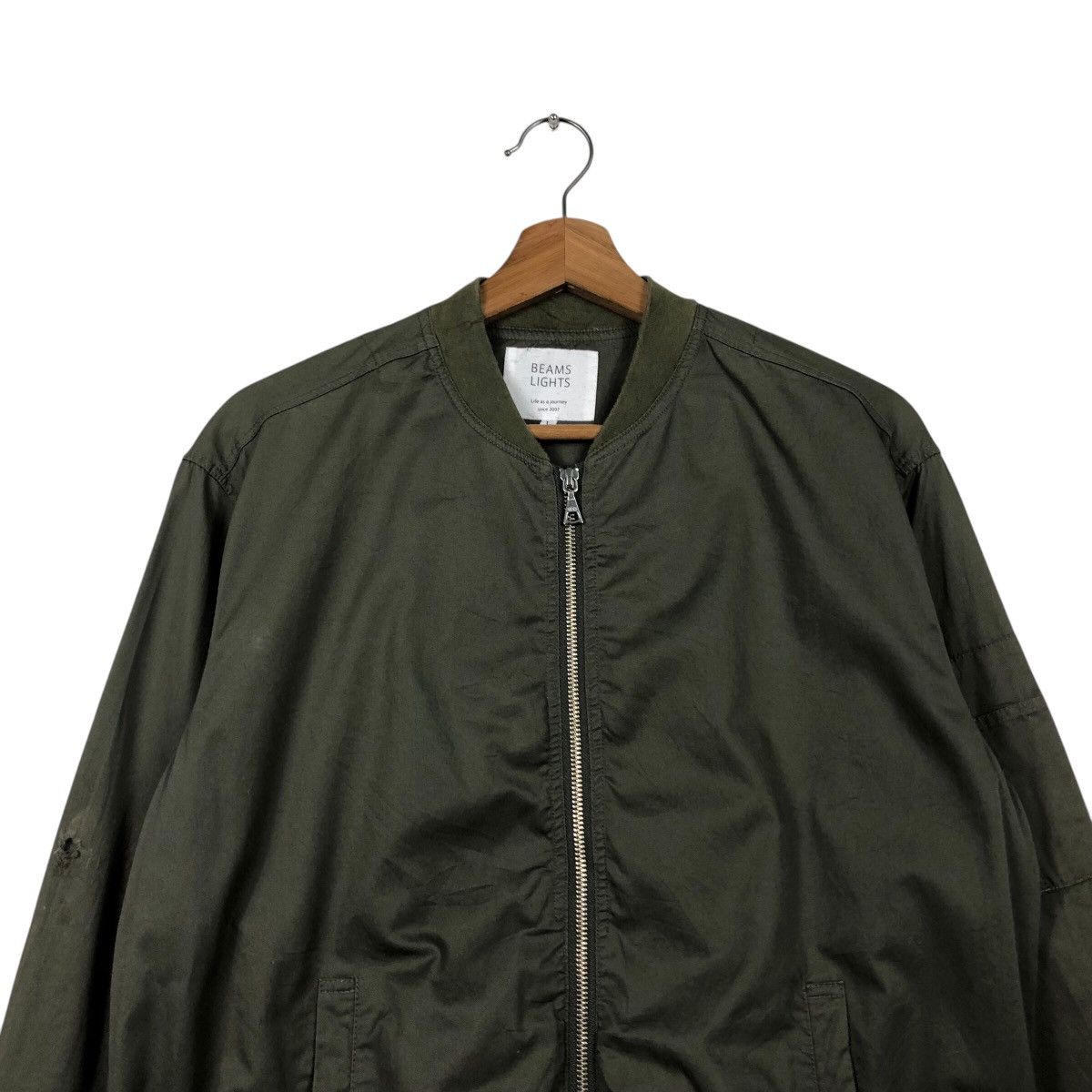 Beams Plus 📌Vintage Bomber Jacket Beams Light Military Design Size US L / EU 52-54 / 3 - 5 Thumbnail