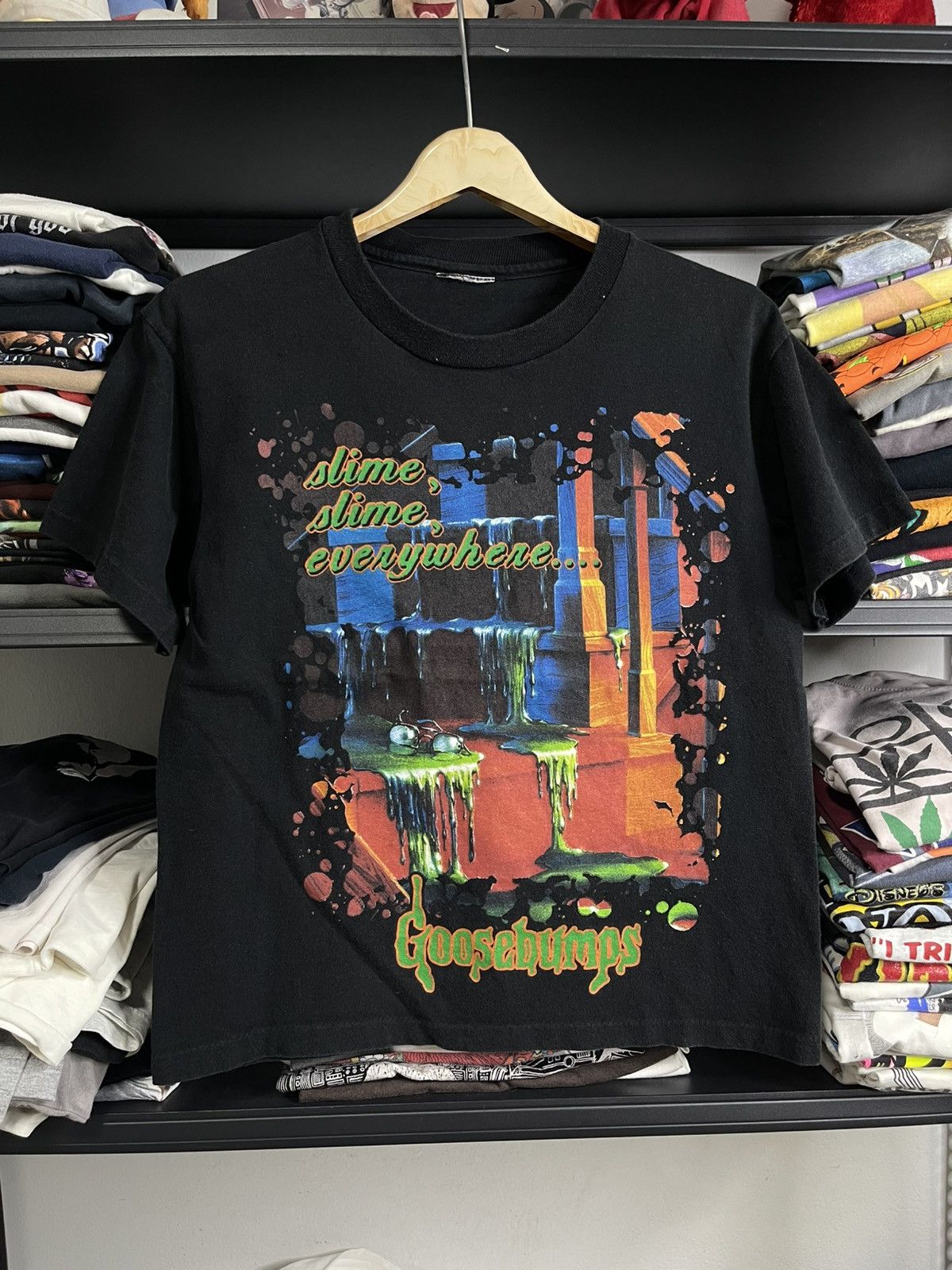 Vintage VINTAGE 90s GOOSEBUMPS Monster Blood 3 Slime Horror MovieTee Size US M / EU 48-50 / 2 - 1 Thumbnail