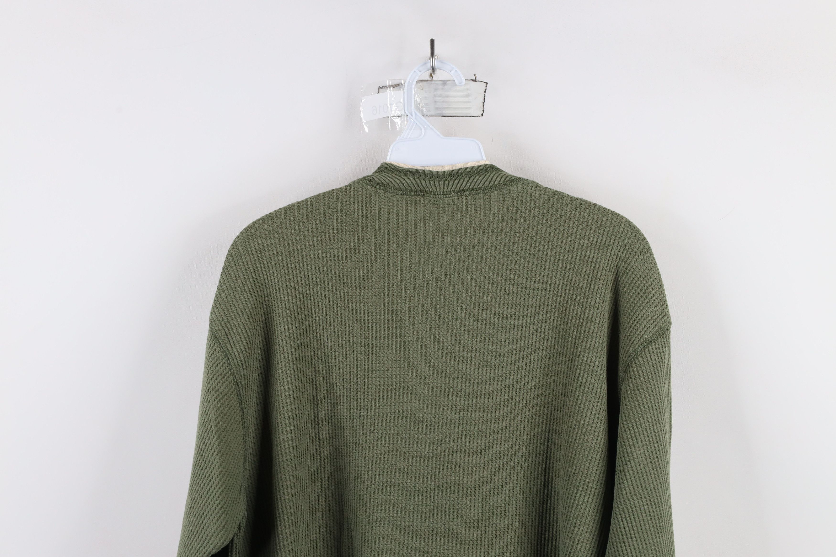 Vintage Vintage 90s Streetwear Layered Thermal Waffle Knit T-Shirt Size M / US 6-8 / IT 42-44 - 11 Thumbnail