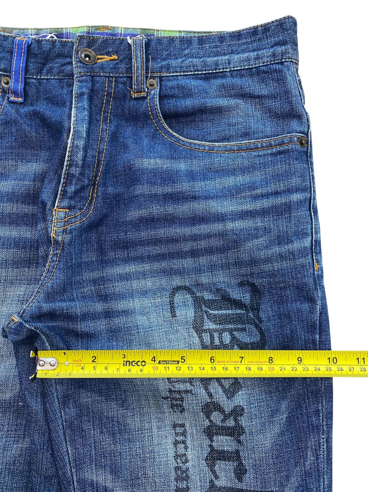 Japanese Brand Japanese Brand Faded Wash Whiskered Style Straight Leg Jeans Size US 31 - 7 Thumbnail