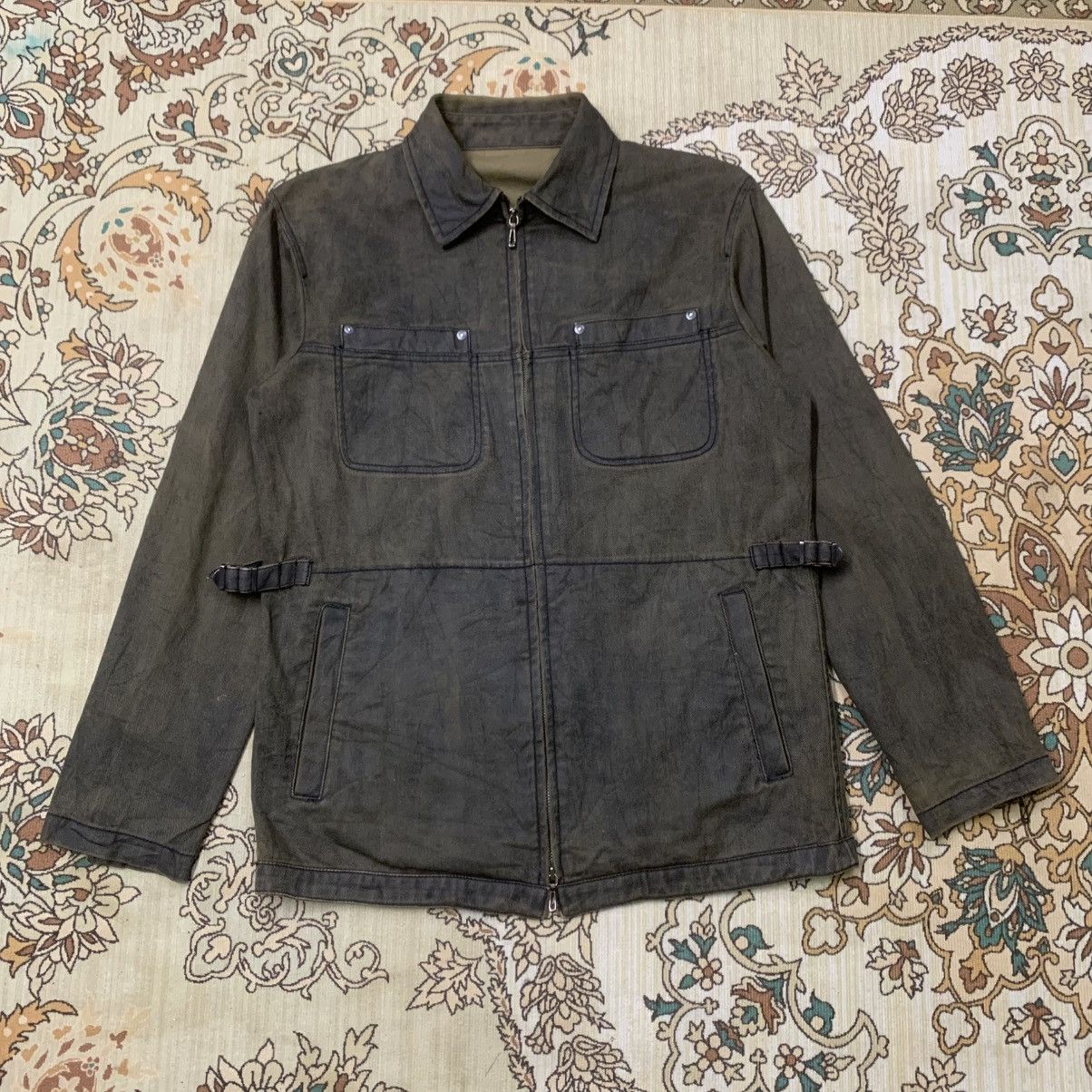 Issey Miyake ISSEY MIYAKE TETE HOMME JEANS JACKET Size US L / EU 52-54 / 3 - 1 Thumbnail