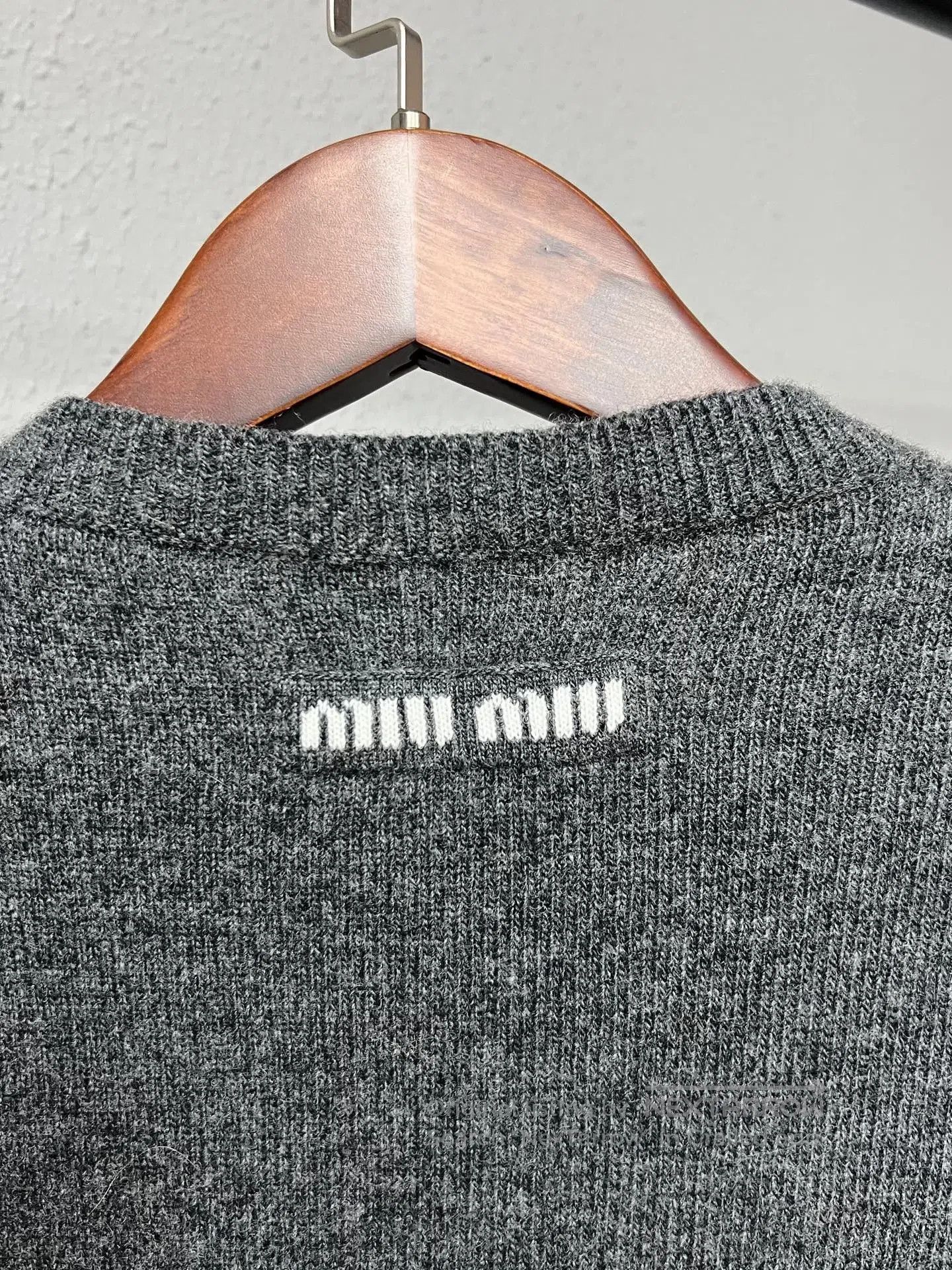 Miu Miu Miu Miu Cardigan with back slogan| Size S / US 4 / IT 40 - 3 Thumbnail