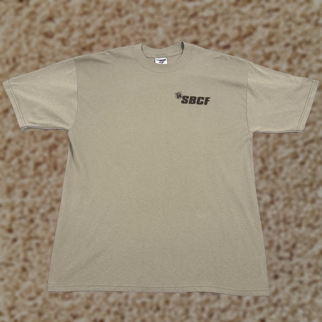 Jerzees VINTAGE Jerzees T-Shirt Short Sleeve 2004 San Bernardino Fair Beige Adult XL Men's Size US XL / EU 56 / 4 - 1 Thumbnail
