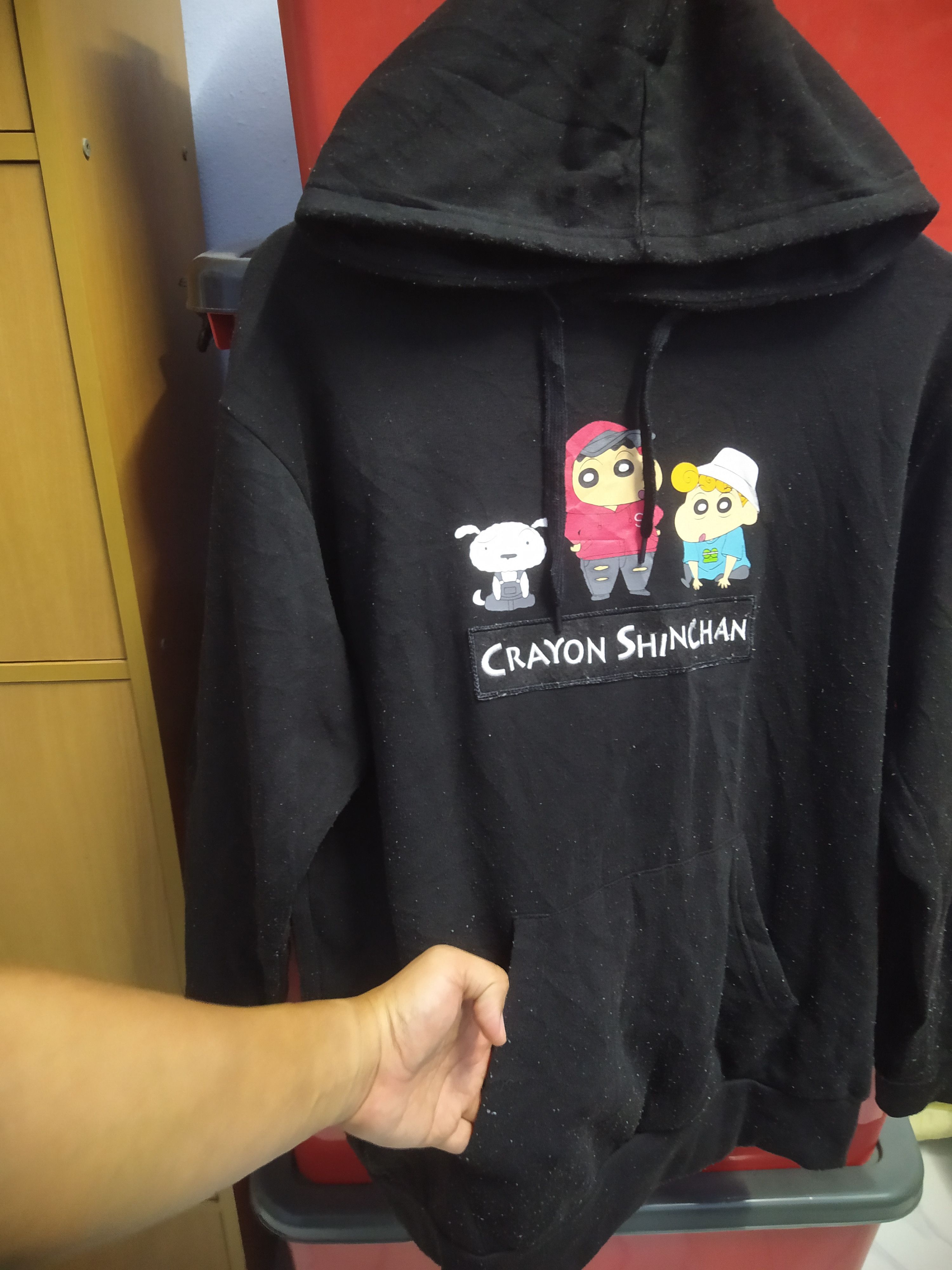 Anime Shinchan Anime Japan Hoodie vintage Size US XL / EU 56 / 4 - 4 Thumbnail