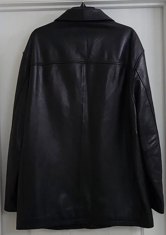 Pronto Uomo Supple Black Pronto Uomo Top Grain Lambskin Leather Jacket Size US L / EU 52-54 / 3 - 3 Thumbnail