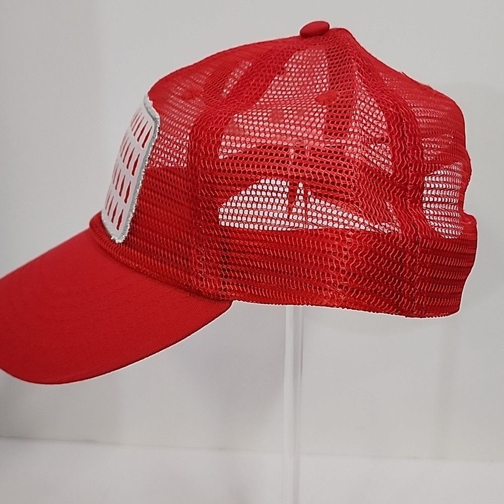 Other Coke Men/Unisex Candy Red Trucker Style Hat Adjustable Size ONE SIZE - 2 Thumbnail