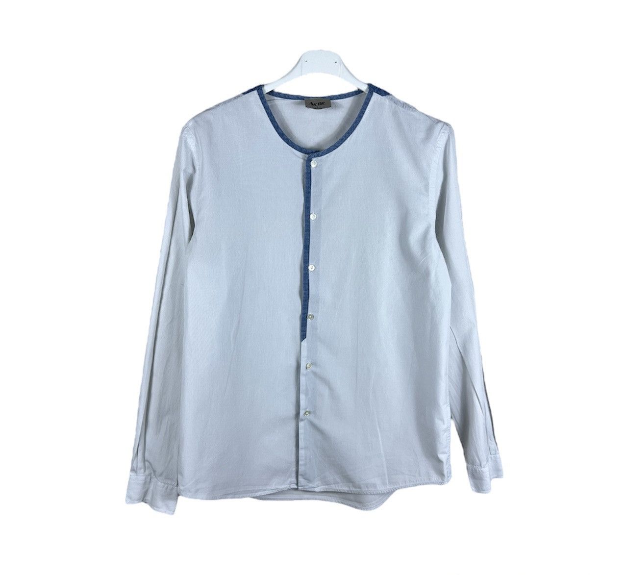 Acne Studios Archive Acne Studios soho stand-up collar shirt casual basic Size US M / EU 48-50 / 2 - 1 Thumbnail