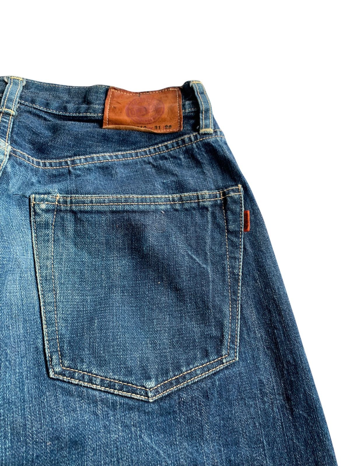 Kapital VINTAGE OMNIGOD JAPANESE BUTTON FLY SELVEDGE DISTRESSEDDENIM Size US 30 / EU 46 - 15 Thumbnail