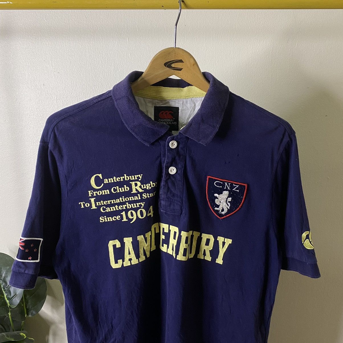 Canterbury of New Zealand Vintage Canterbury Polo Rugby Tee Size US L / EU 52-54 / 3 - 2 Thumbnail