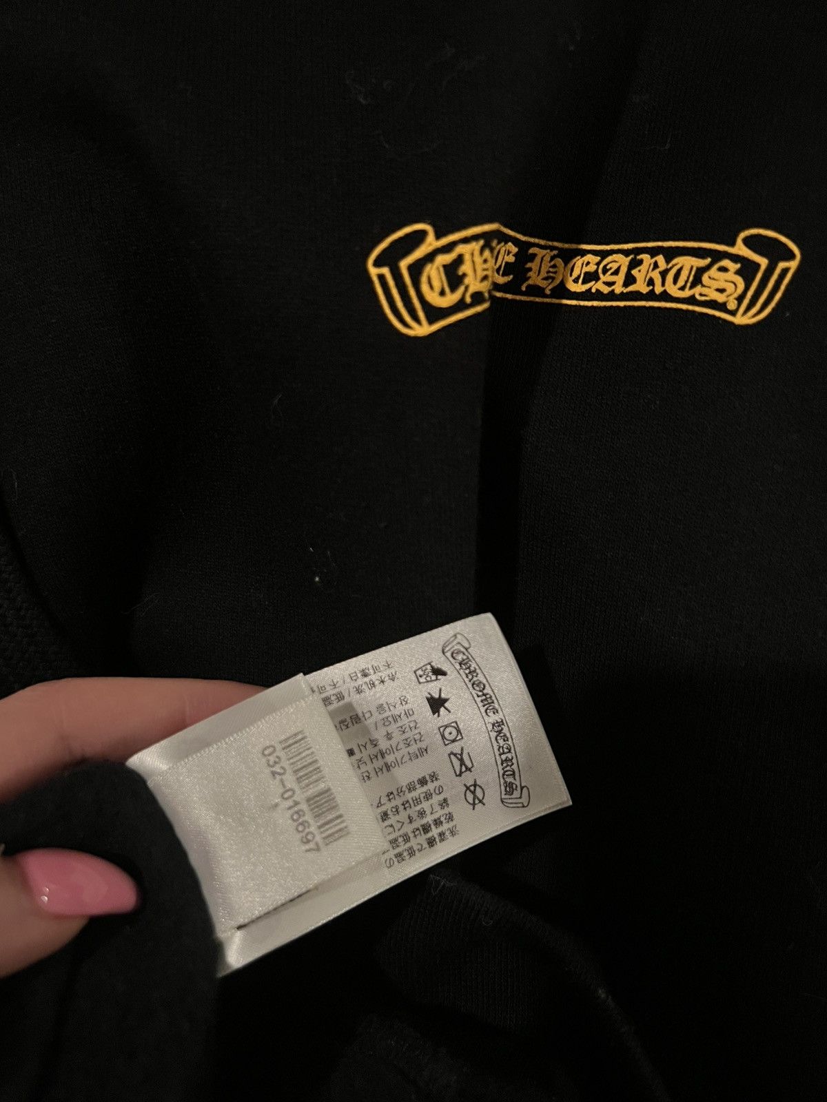 Chrome Hearts Chrome, hearts, yellow cross hoodie Size US S / EU 44-46 / 1 - 6 Thumbnail