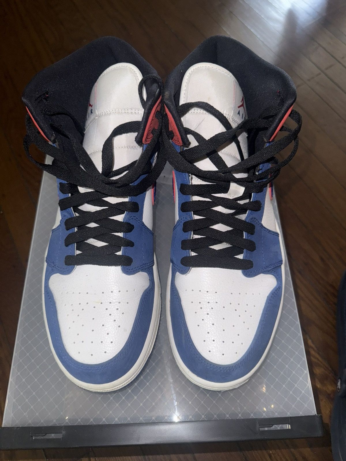 Jordan Brand × Nike Jordan 1 Mid multi-color swoosh Size US 9.5 / EU 42-43 - 4 Thumbnail