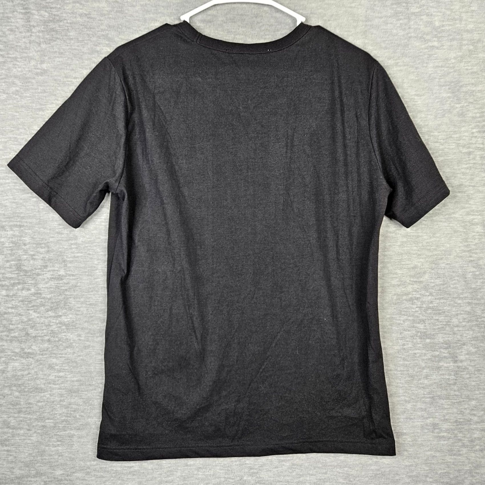 Vintage SEFR Mens Short Sleeve Crew Neck Black Tee Size S Regular Cotton Jersey Logo T-Shirt, Vintage: No, All Seasons, Classic Sports, Men Size US 29 - 2 Thumbnail