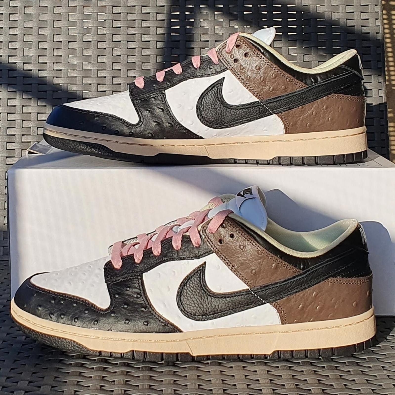 Nike Size 11.5 - Nike Dunk Low Unlocked - Premium 'Travis mocha' Size US 11.5 / EU 44-45 - 1 Thumbnail