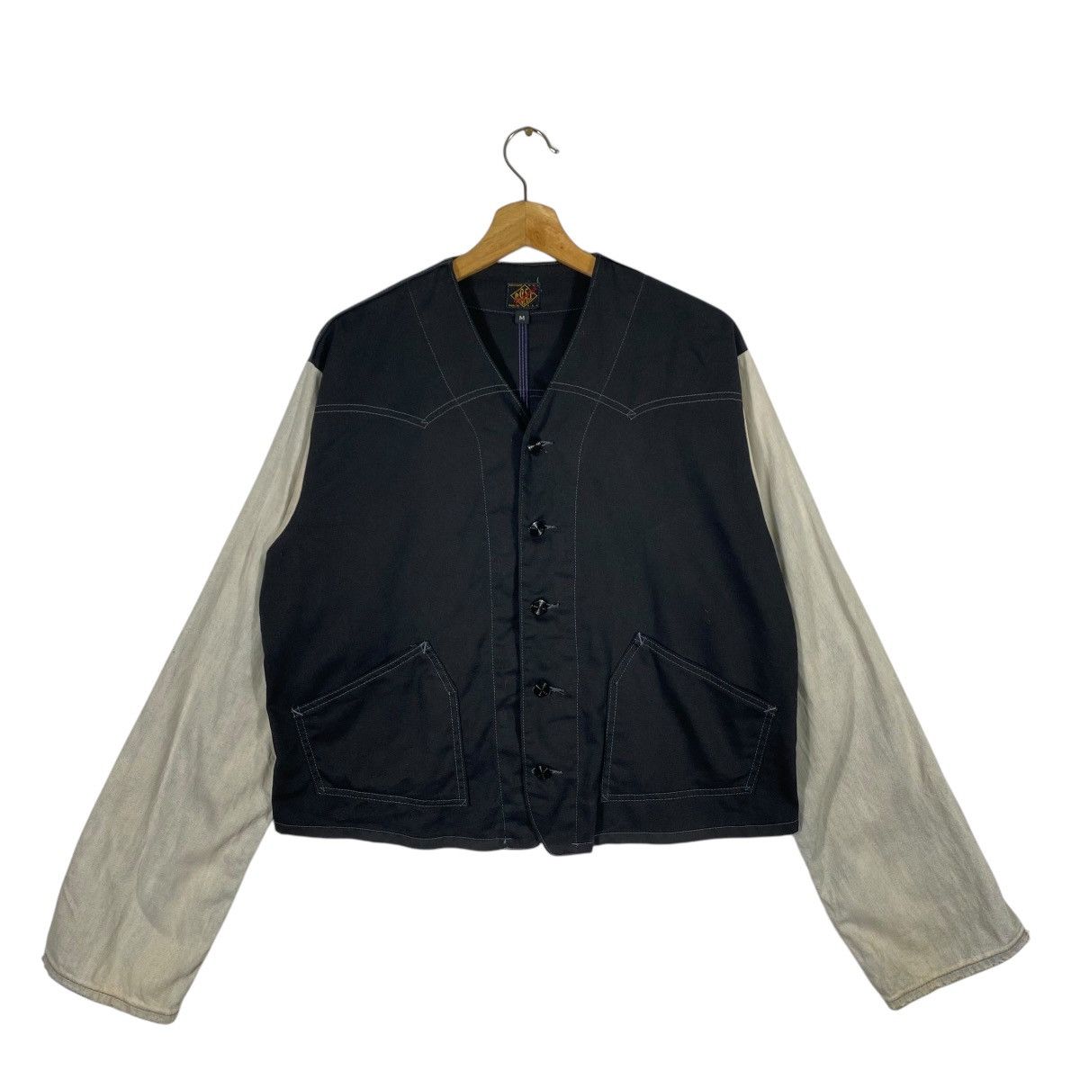 Japanese Brand × Post Overalls Vintage Post Overalls Button Jacket M Size Size US M / EU 48-50 / 2 - 1 Thumbnail