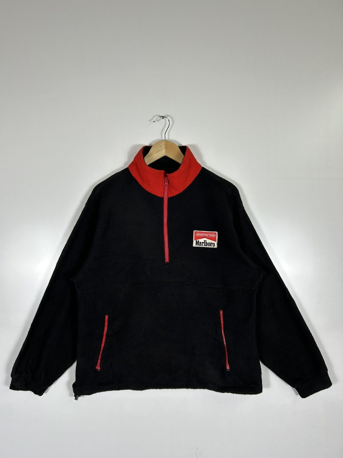 Marlboro Adventure Team ⚡️Vintage Marlboro Adventure Team Fleece Half Zipper Swtshirt Size US M / EU 48-50 / 2 - 1 Thumbnail