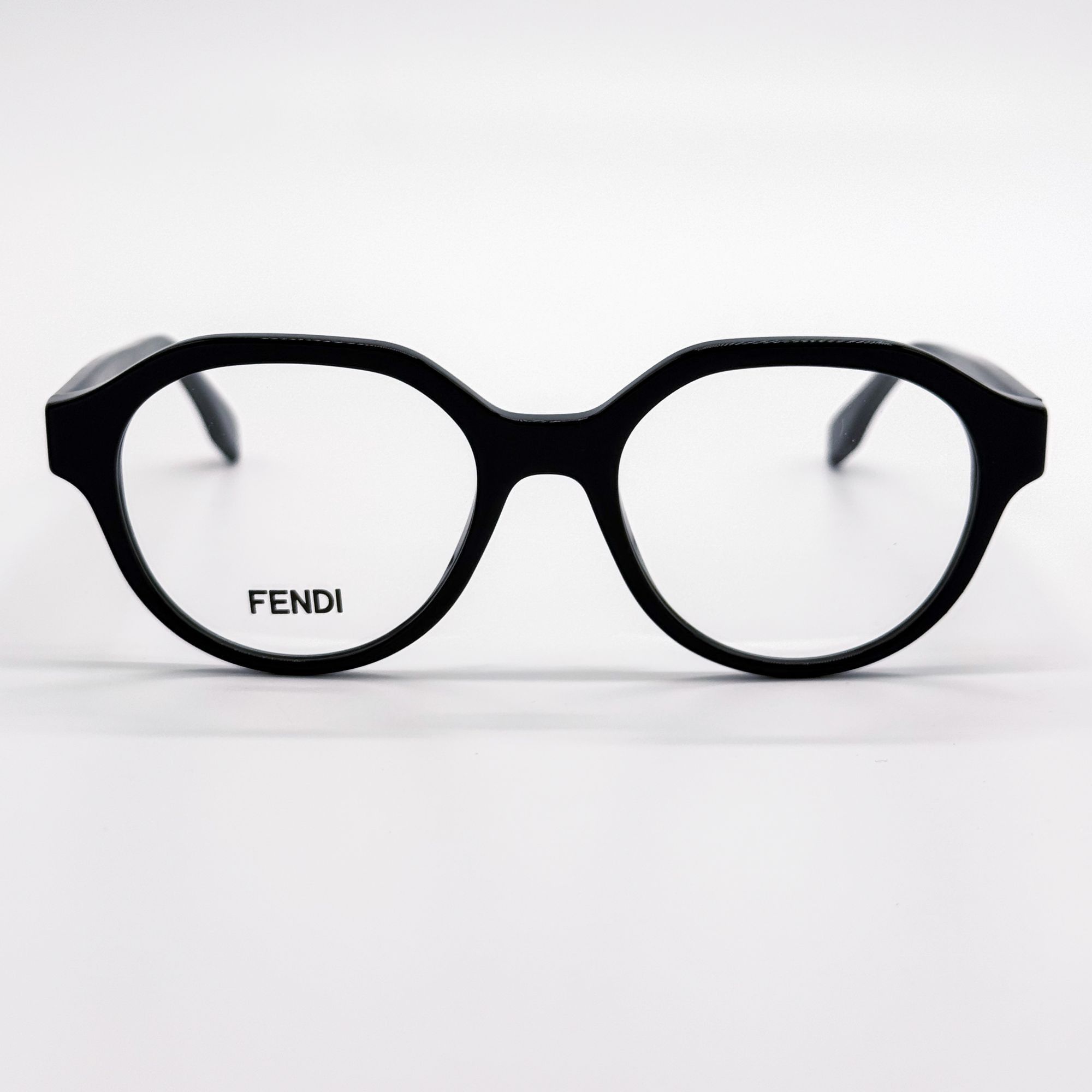 Fendi NEW FENDI EYEGLASES FE50049I 001 ROUND BLACK WOMEN EYEWEAR F Size ONE SIZE - 3 Thumbnail