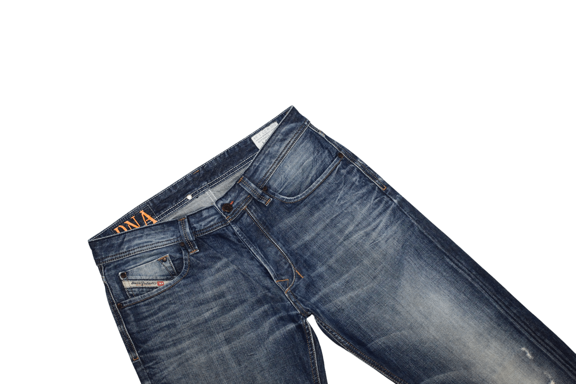 Diesel DIESEL D.N.A. Larkee Regular-Straight 008Y3 Distressed Jeans Size US 32 / EU 48 - 3 Thumbnail