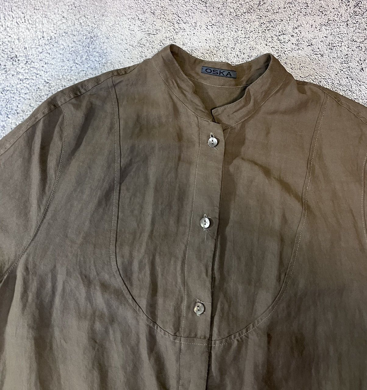 OSKA Oska Women Dress T- Shirt With Pockets Ramie Viscose Size 2 Size M / US 6-8 / IT 42-44 - 4 Thumbnail