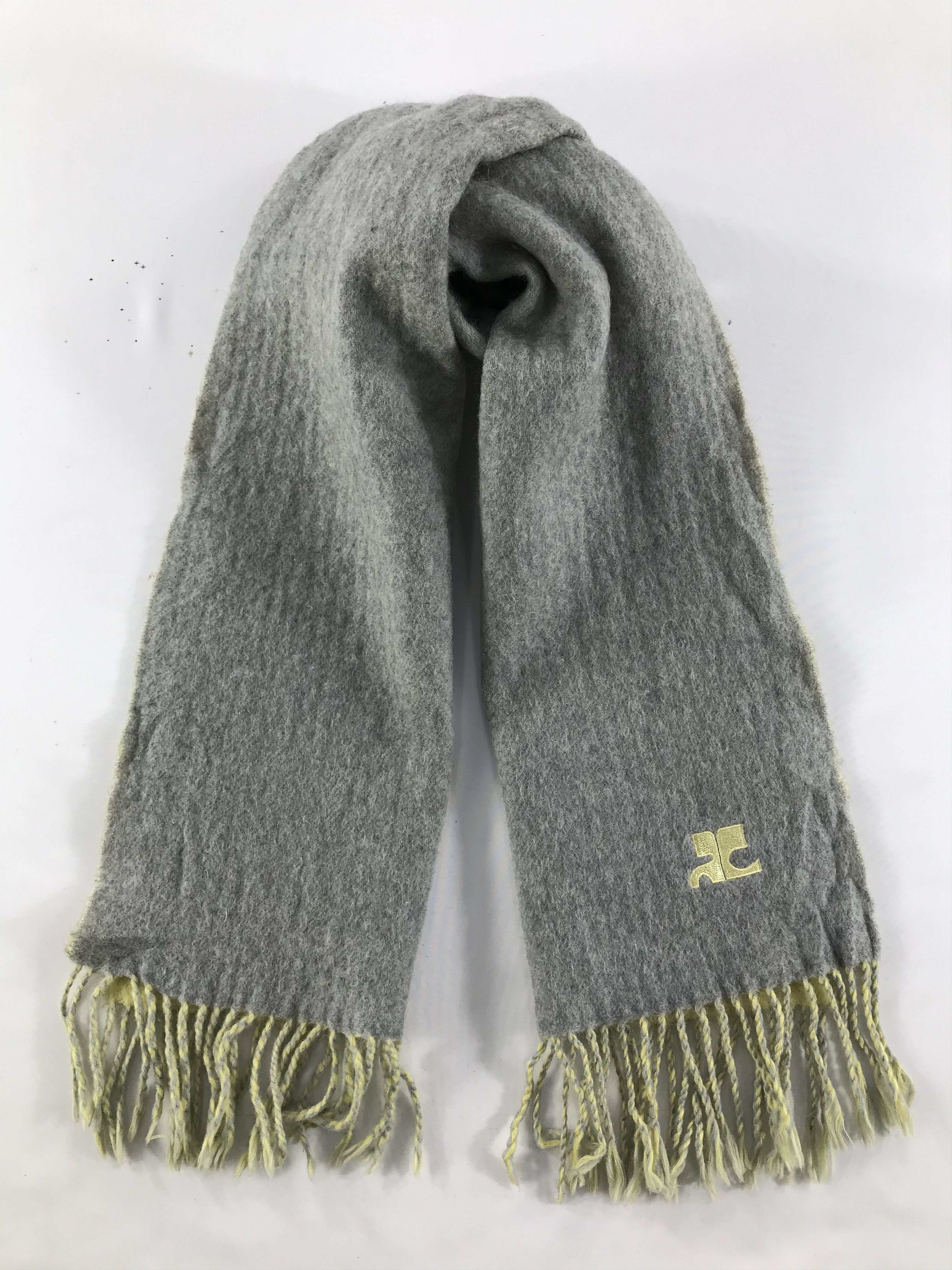 Courreges × Vintage Courreges Homme Scarf / Muffler / Neckwear - WW2383 Size ONE SIZE - 1 Thumbnail