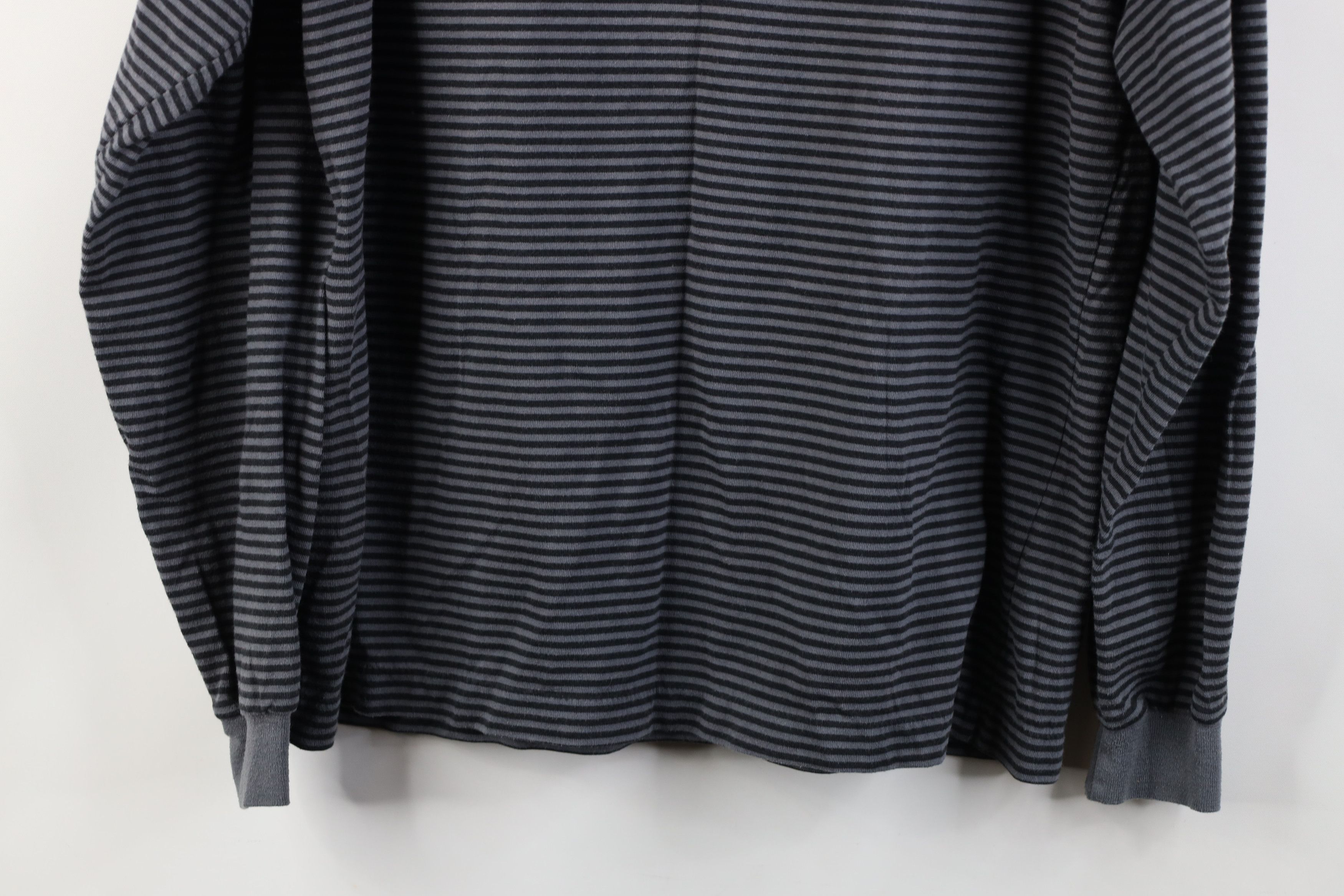 Vintage Vintage 90s Streetwear Striped Long Sleeve Rugby Polo Shirt Size US M / EU 48-50 / 2 - 10 Thumbnail