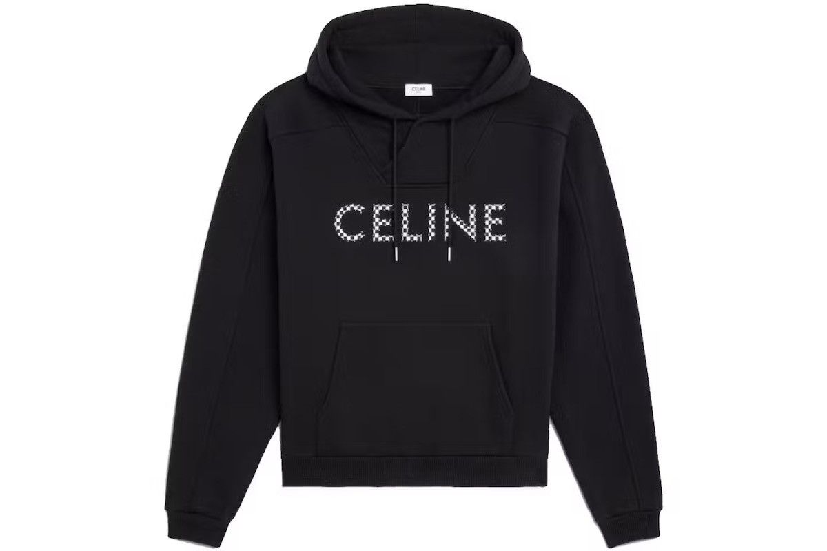 Celine Celine Studded Sweatshirt Hoodie Black Size US L / EU 52-54 / 3 - 1 Thumbnail