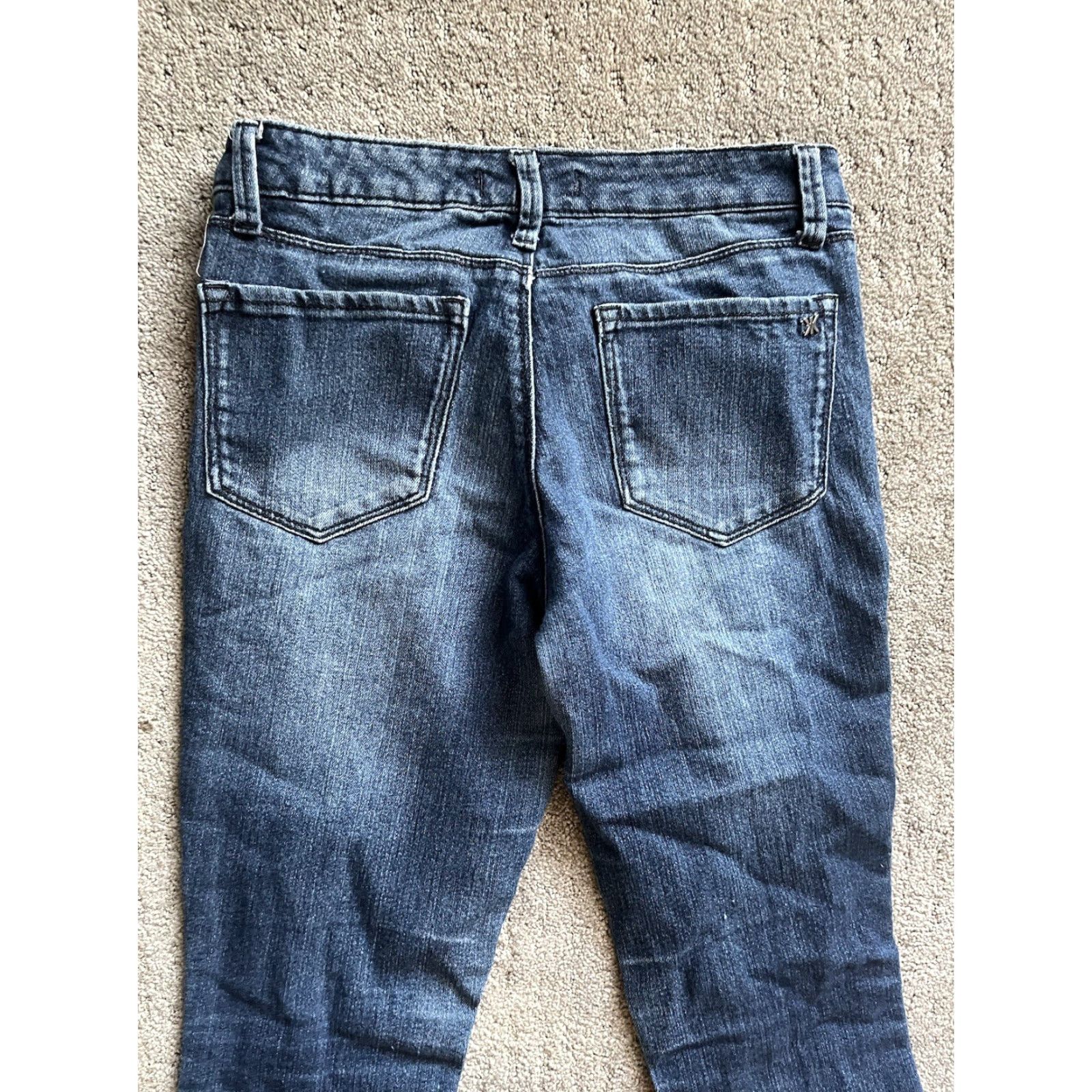 Denime Kardashian Jeans Womens Size 4 Blue Denim Mid Rise Straight Curvy Premium Size 27" / US 4 / IT 40 - 2 Thumbnail
