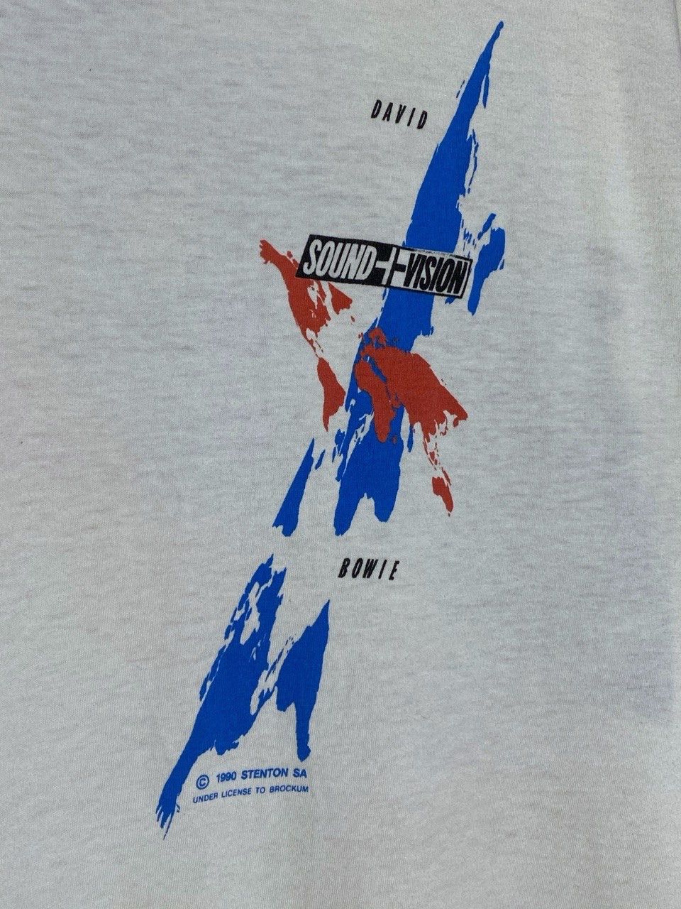 Band Tees Vintage 1990 David Bowie Sound Vision World Tour T-shirts Size US L / EU 52-54 / 3 - 6 Thumbnail