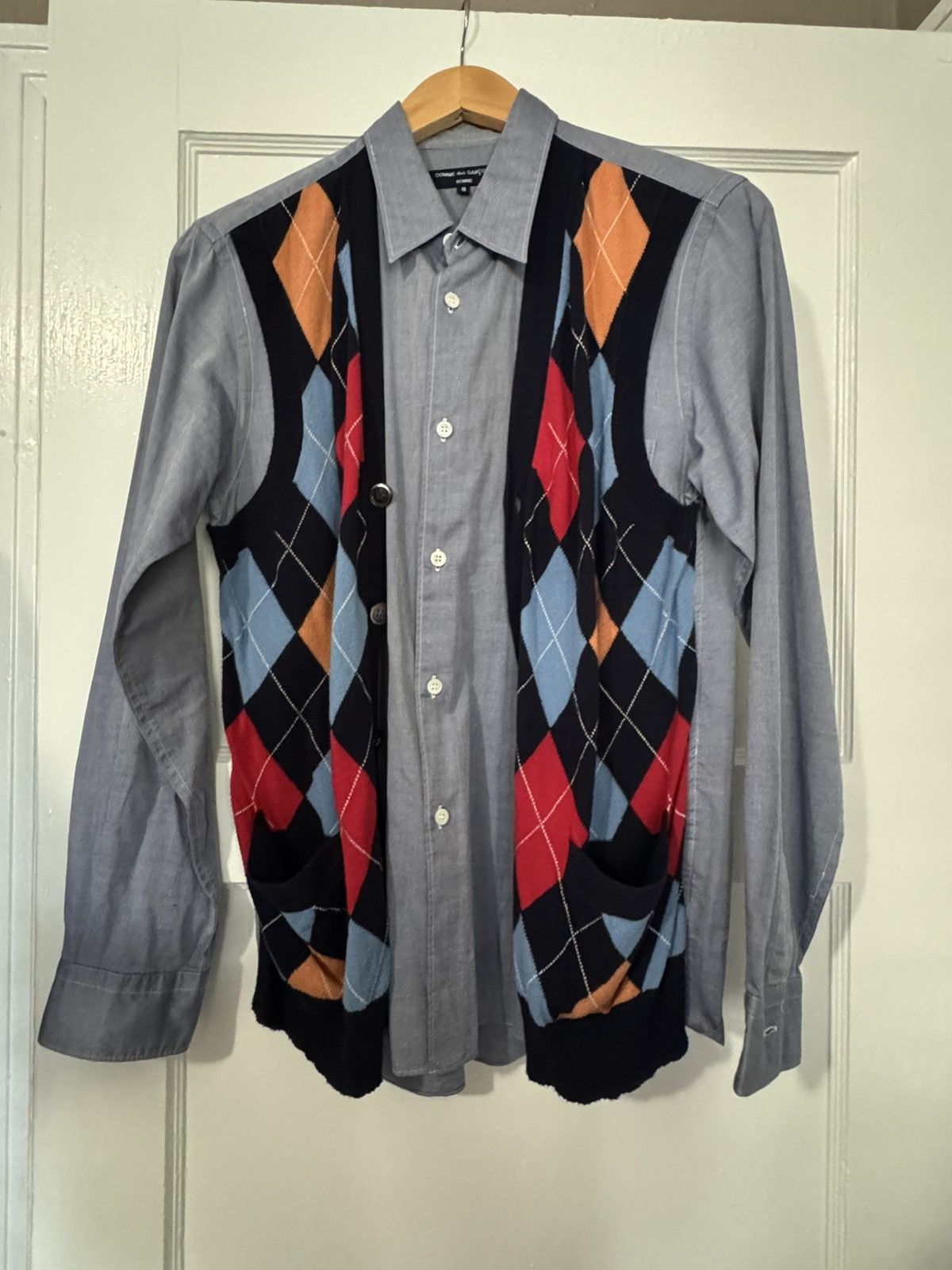 Comme des Garcons Homme CDG Homme Cardigan Button up shirt Size US S / EU 44-46 / 1 - 4 Thumbnail