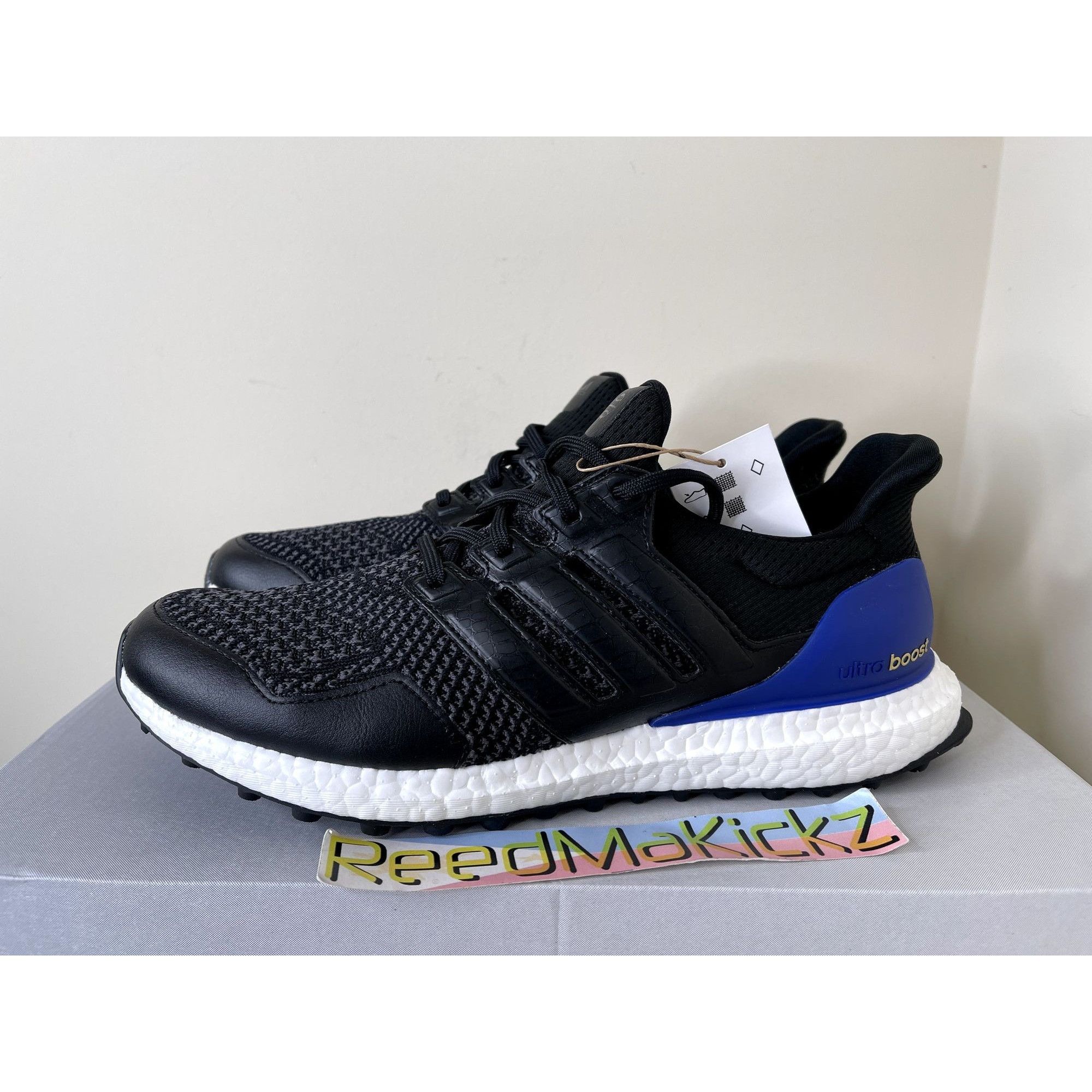 image of Adidas Ultraboost Spikeless Golf Shoes Mens 11Us in Black