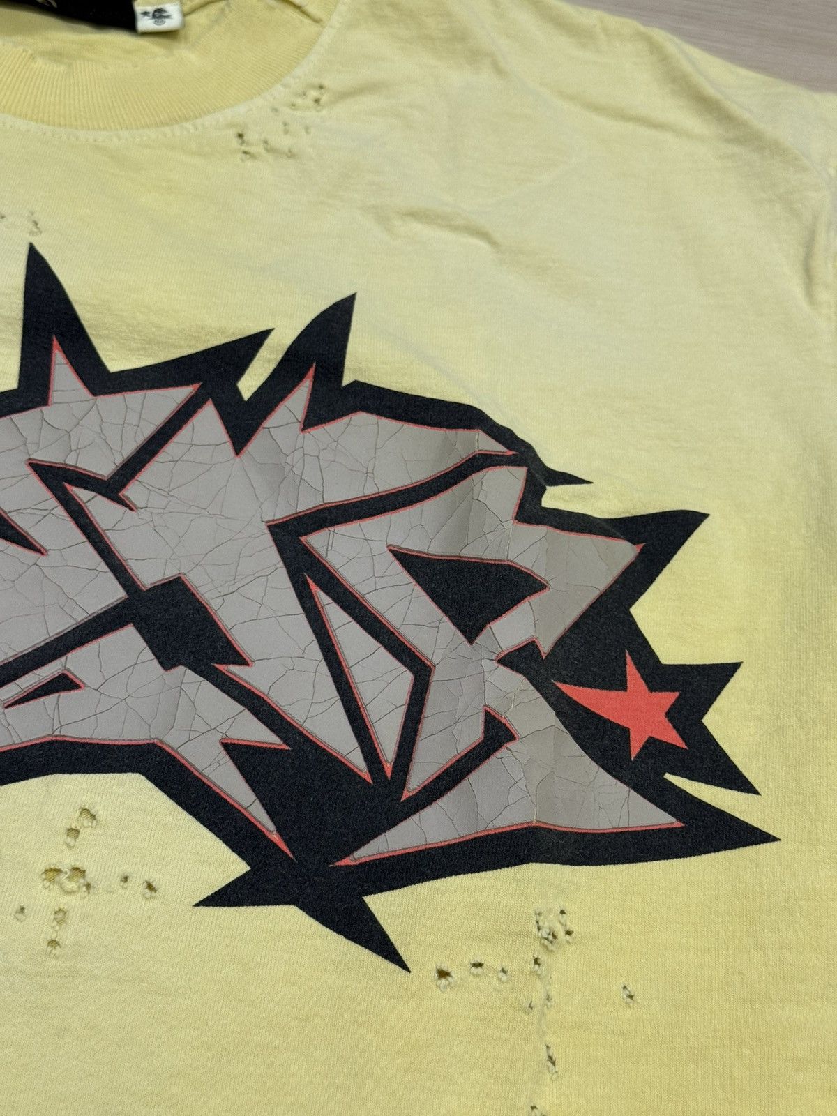 HELLSTAR Hellstar Crack Print Tee Size US M / EU 48-50 / 2 - 5 Thumbnail