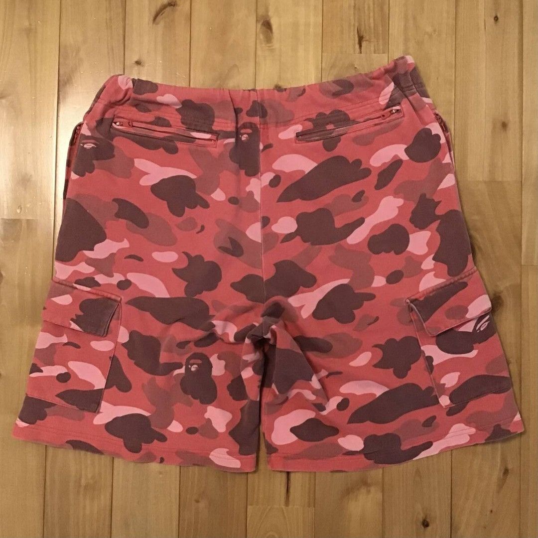Bape 🔥Vintage🔥 BAPE Pharrell Camo Sweat Cargo Shorts NIGO ★size M Size US 32 / EU 48 - 3 Thumbnail