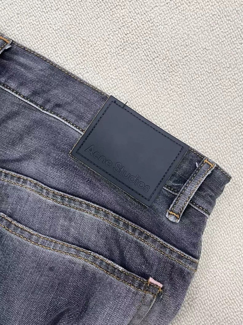 Acne Studios Acne Studios Washed low-waisted wide-leg design jeans Size US 32 / EU 48 - 3 Thumbnail