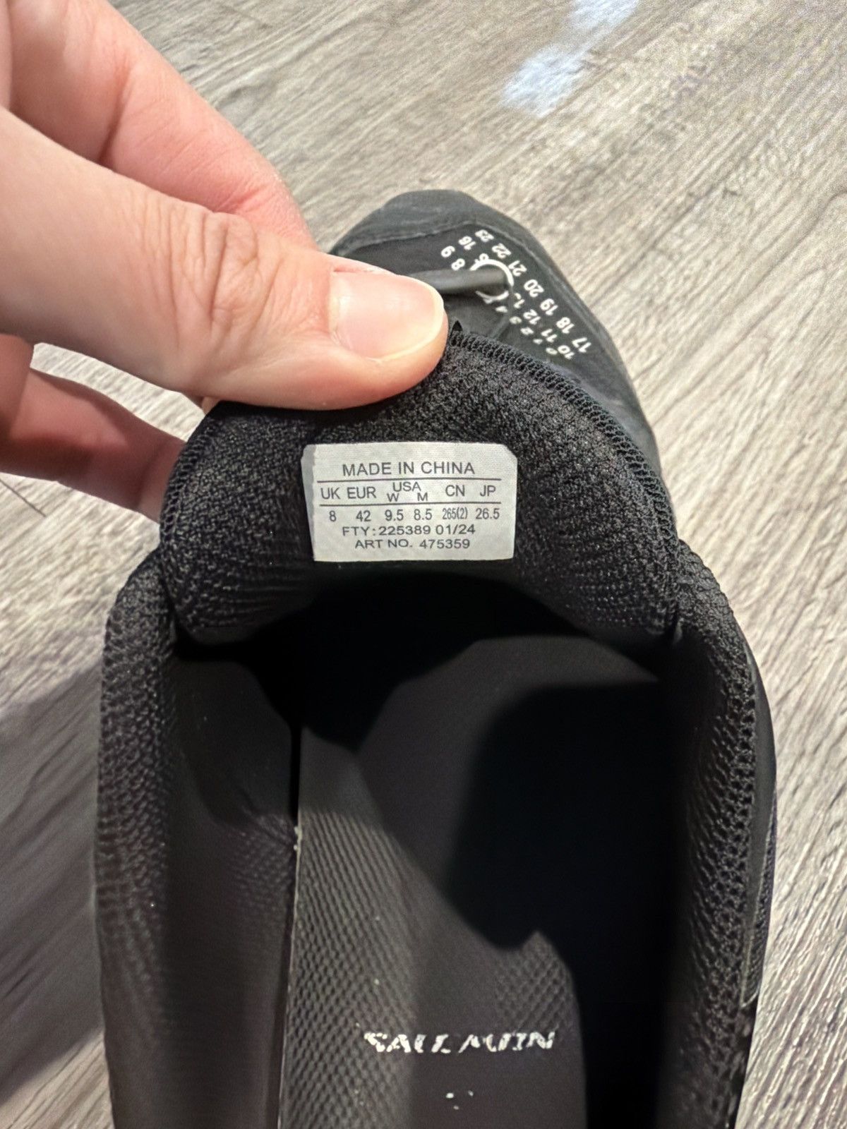 Maison Margiela × Salomon MM6 x Salomon XT-4 black mules Size US 8.5 / EU 41-42 - 7 Thumbnail