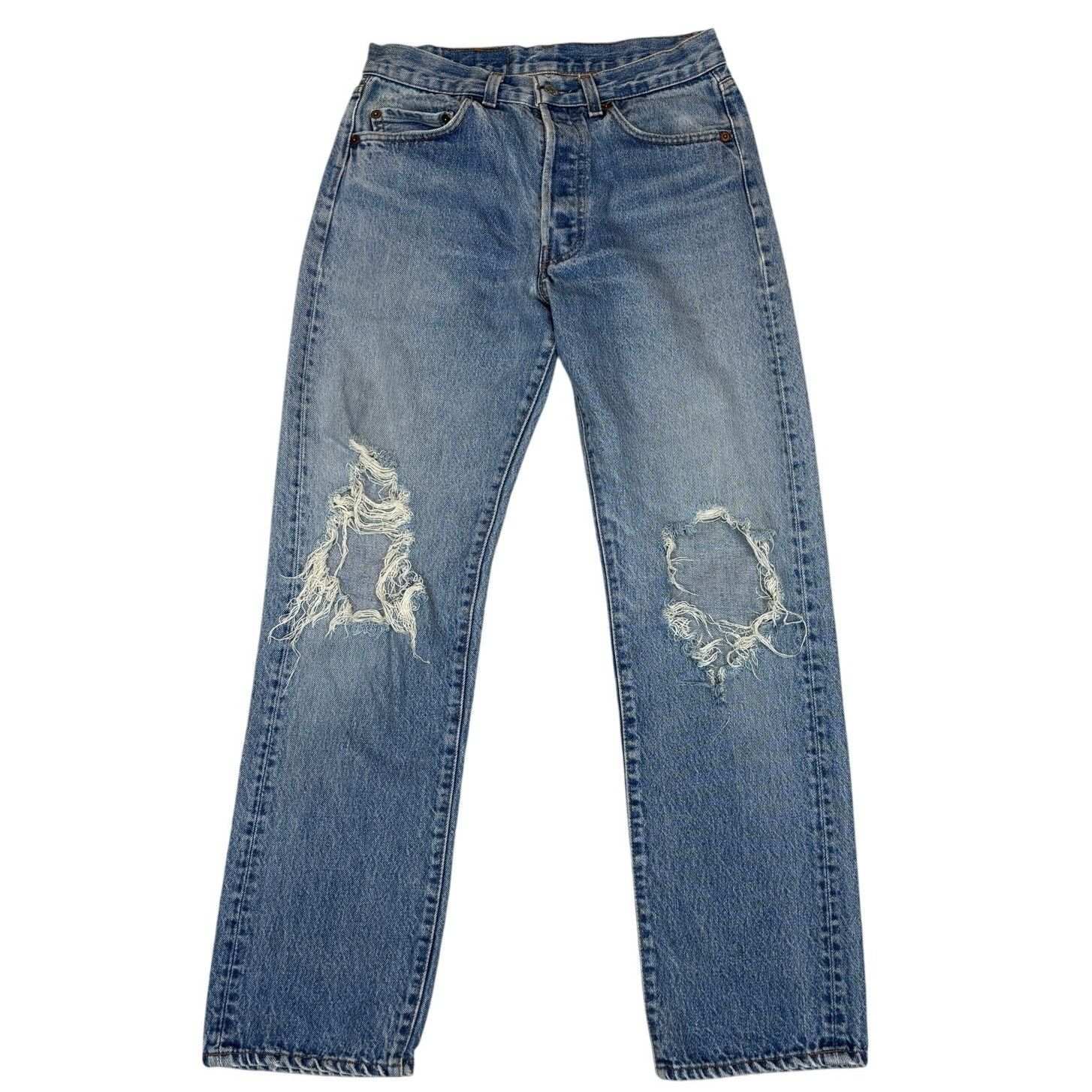 Levi's × Vintage Vintage 80s Levi's 501 Straight Leg Jeans 30x32 (28x29) Size US 28 / EU 44 - 1 Thumbnail