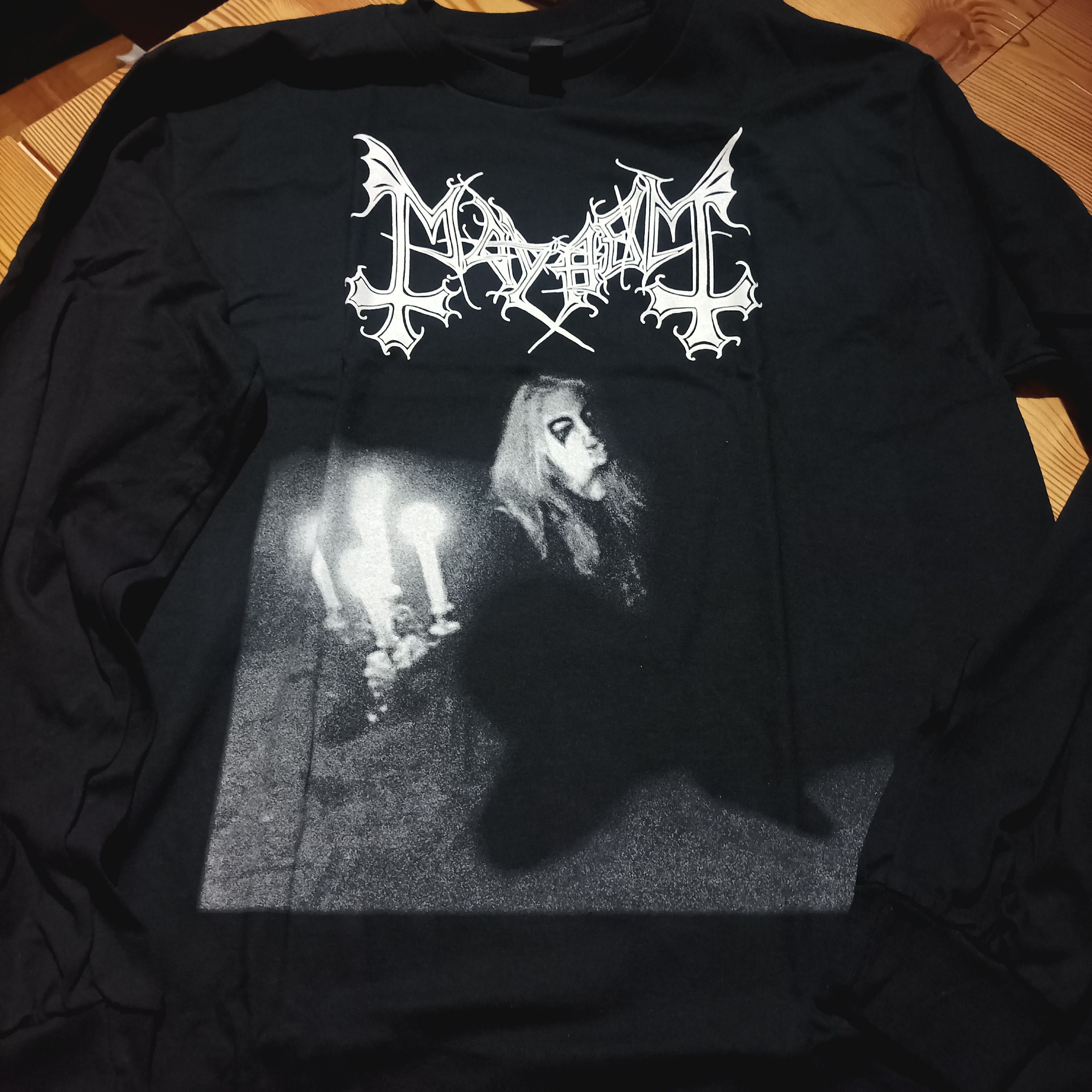 Vintage Mayhem Dead Chandelier longsleeve Reprint Size US XL / EU 56 / 4 - 1 Thumbnail