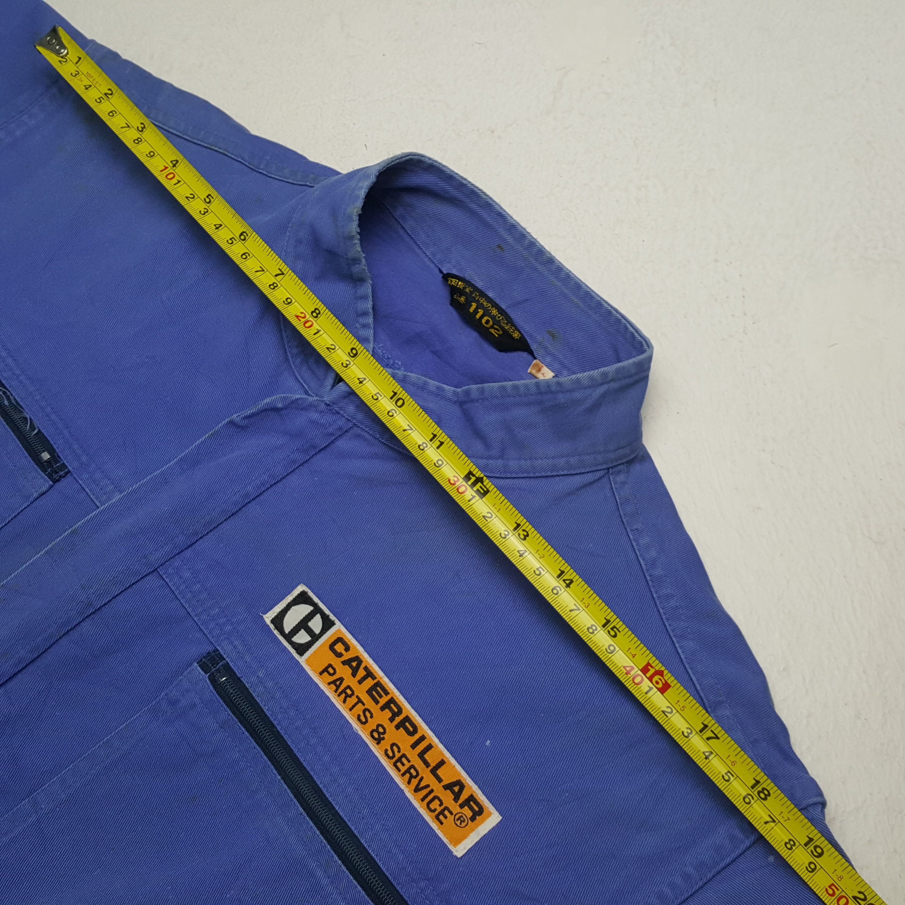 Japanese Brand Vintage Caterpillar Mitsubishi Japan Vehicle Coverall RR2 Size US L / EU 52-54 / 3 - 10 Thumbnail