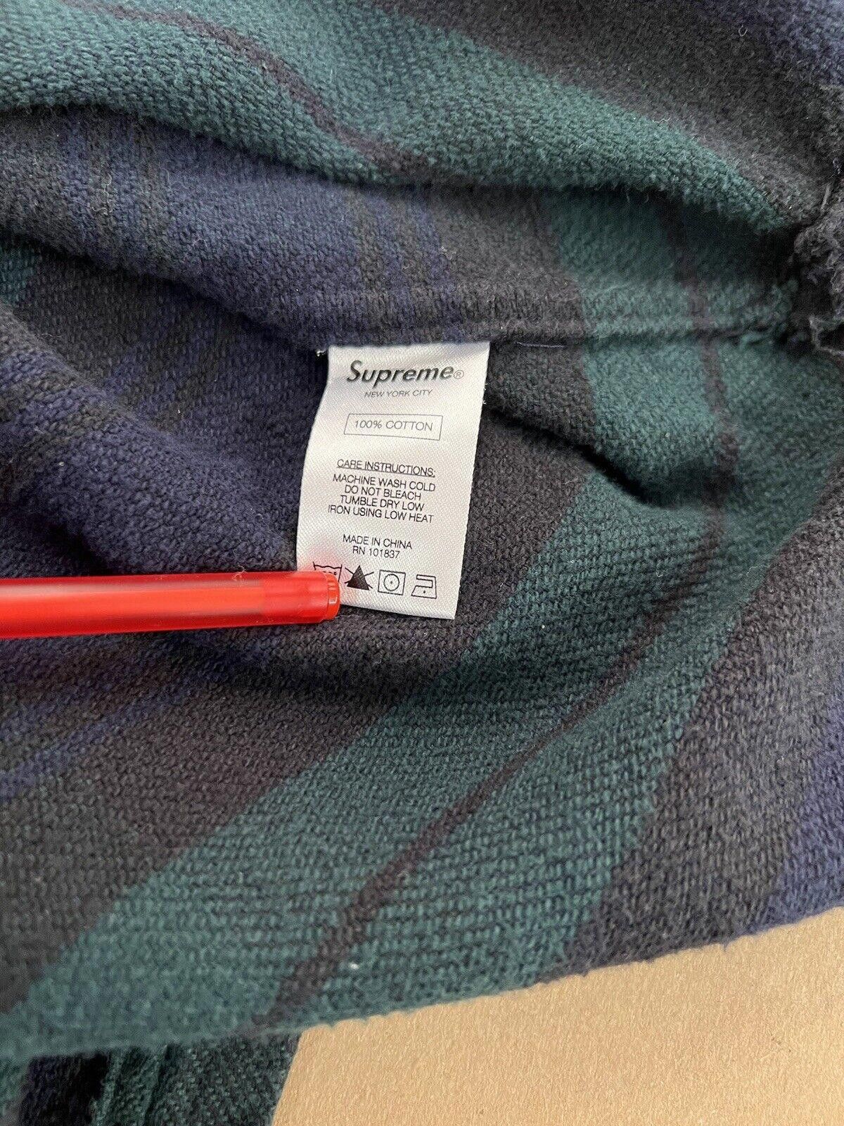 Supreme Supreme Plaid Quarter Zip Hoodie Flannel Green Sz L Size US L / EU 52-54 / 3 - 8 Thumbnail