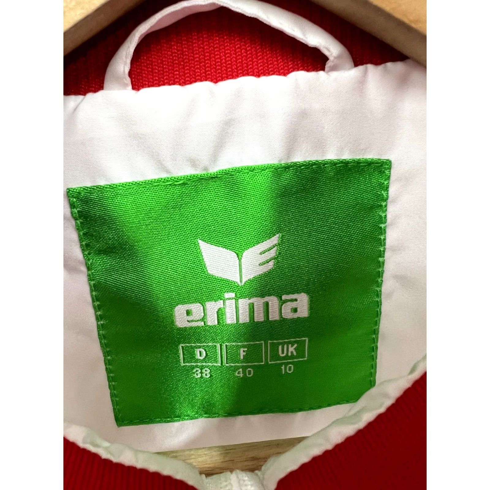 Erima ERIMA Austria Olympic Team Track Jacket Women M White 100% Polyester Zip Long Sleeve Activewear Shirt Womens Jacket Size M / US 6-8 / IT 42-44 - 5 Thumbnail