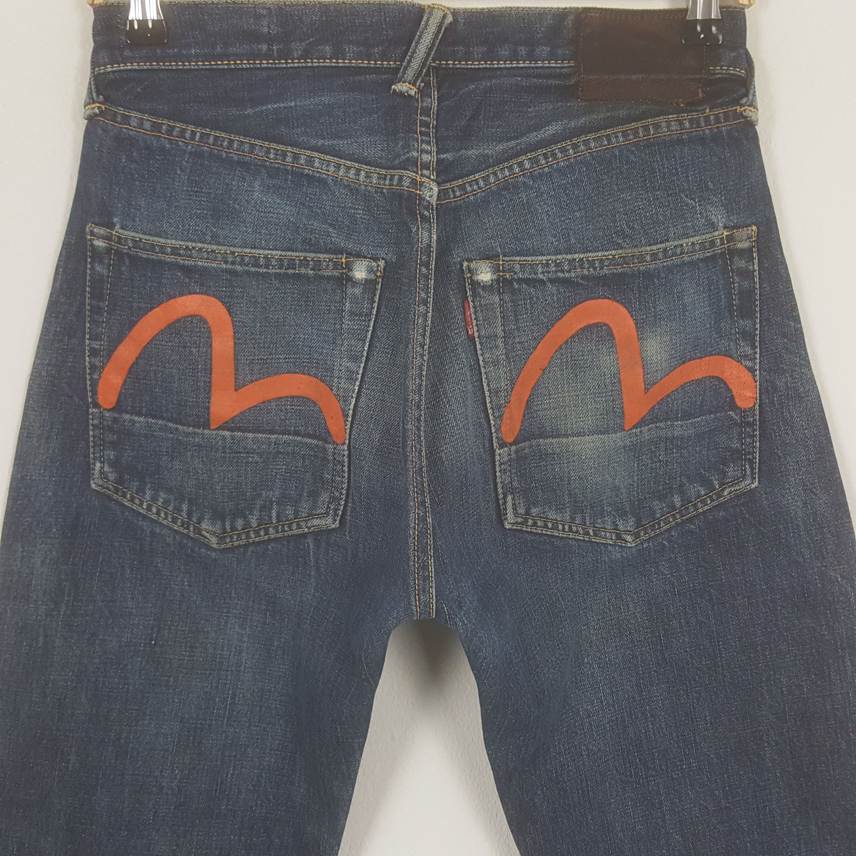 Evisu Vintage Evisu Yamane Selvedge Custom Art Rare Denim Jeans Size US 27 - 5 Thumbnail