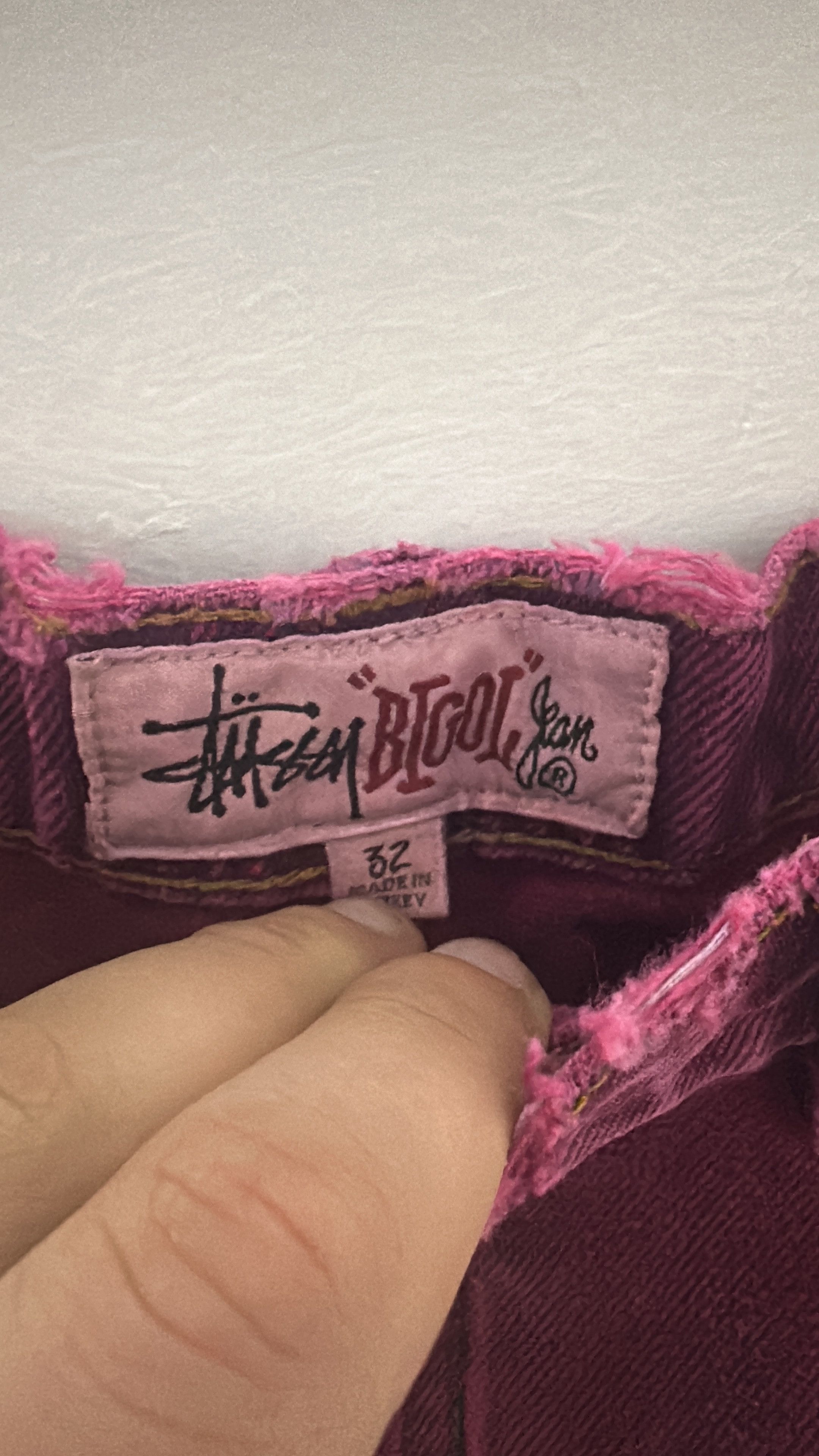 Stussy Stussy Worldwide Big Ol Jean Fuschia Size 32 Size US 32 / EU 48 - 12 Thumbnail