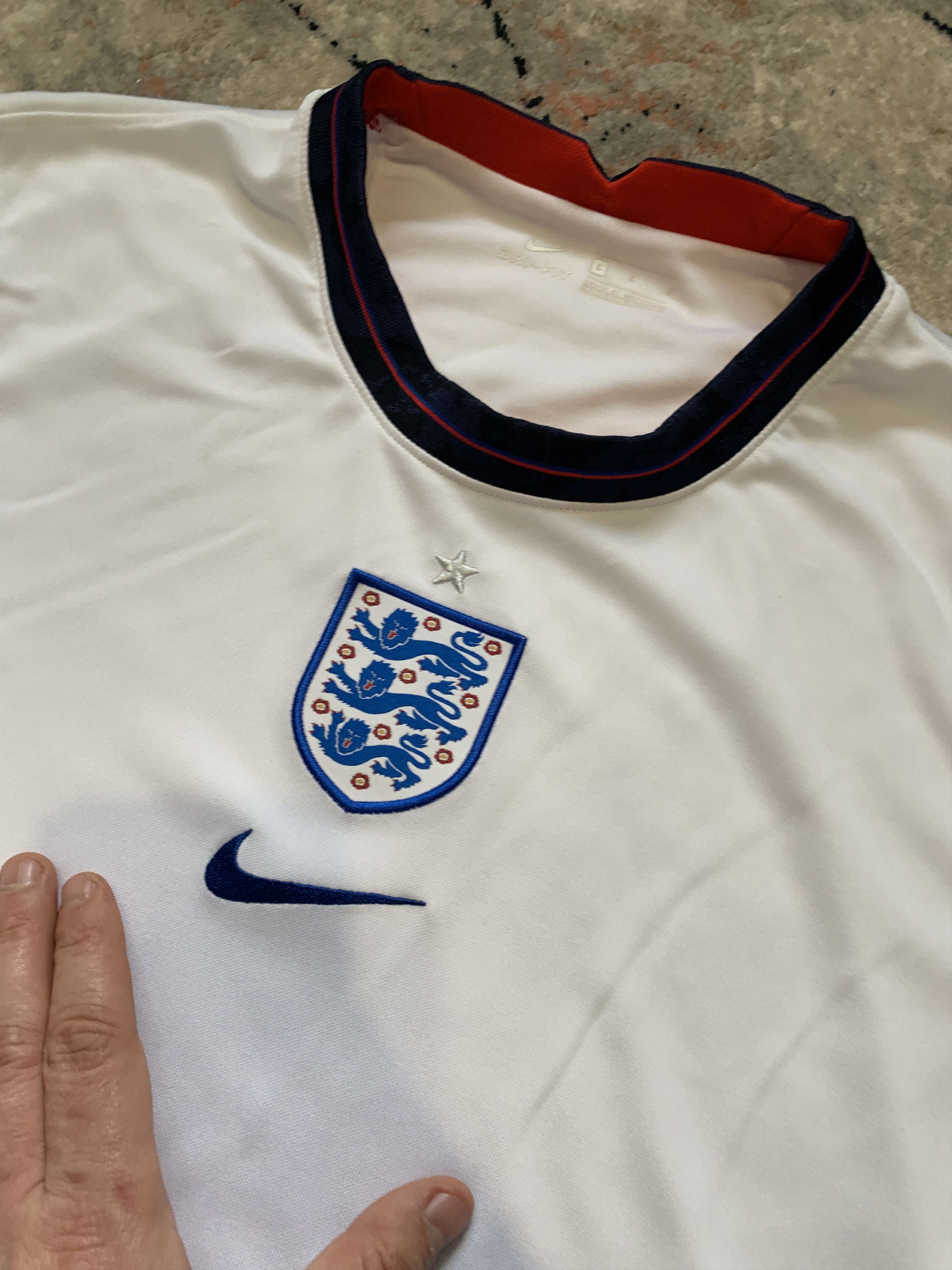 Nike Nike England 2020 Jersey Size US L / EU 52-54 / 3 - 3 Thumbnail