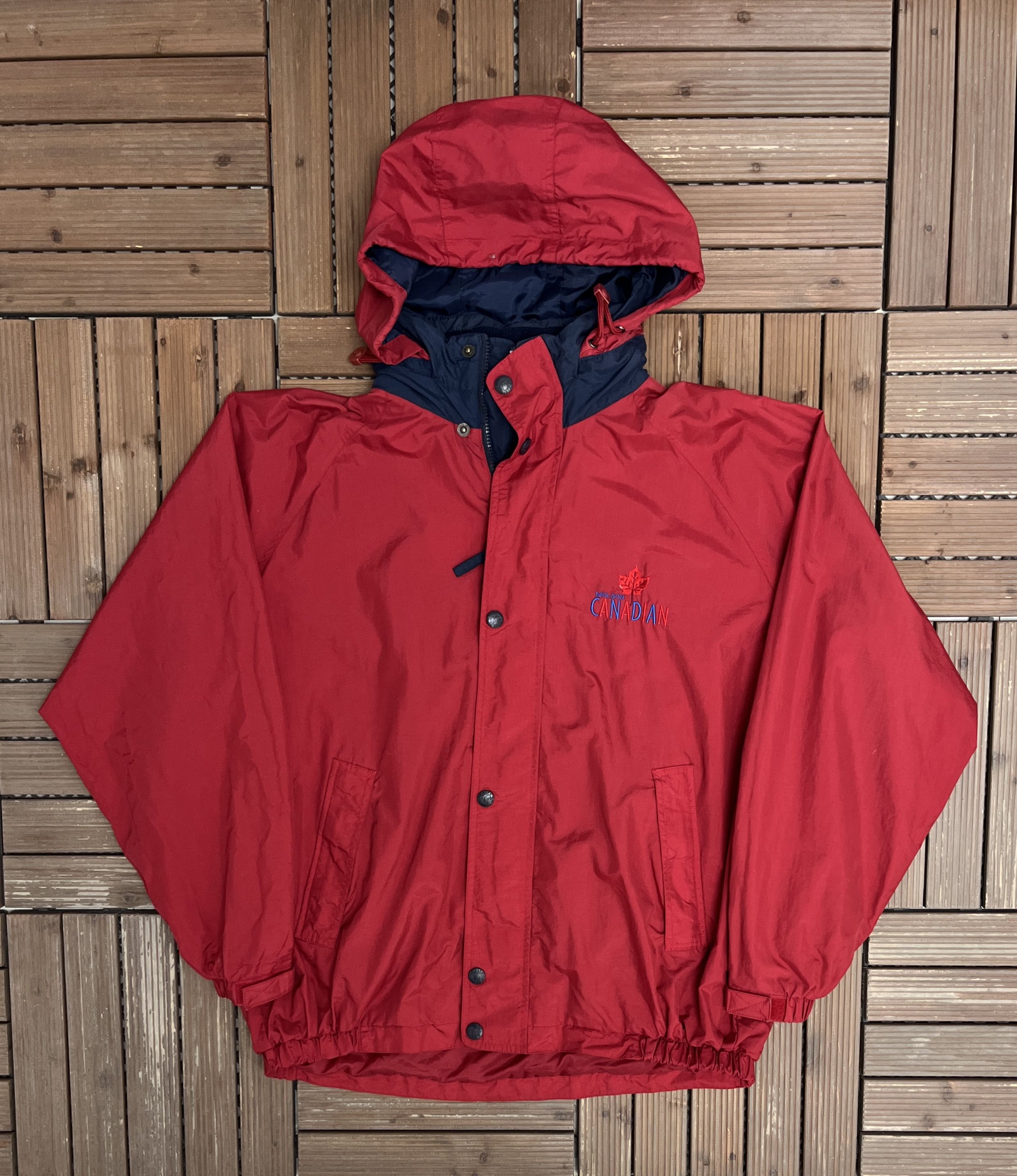 Vintage Molson Canadian Embroidered Vintage Windbreaker Jacket Size US XL / EU 56 / 4 - 1 Thumbnail