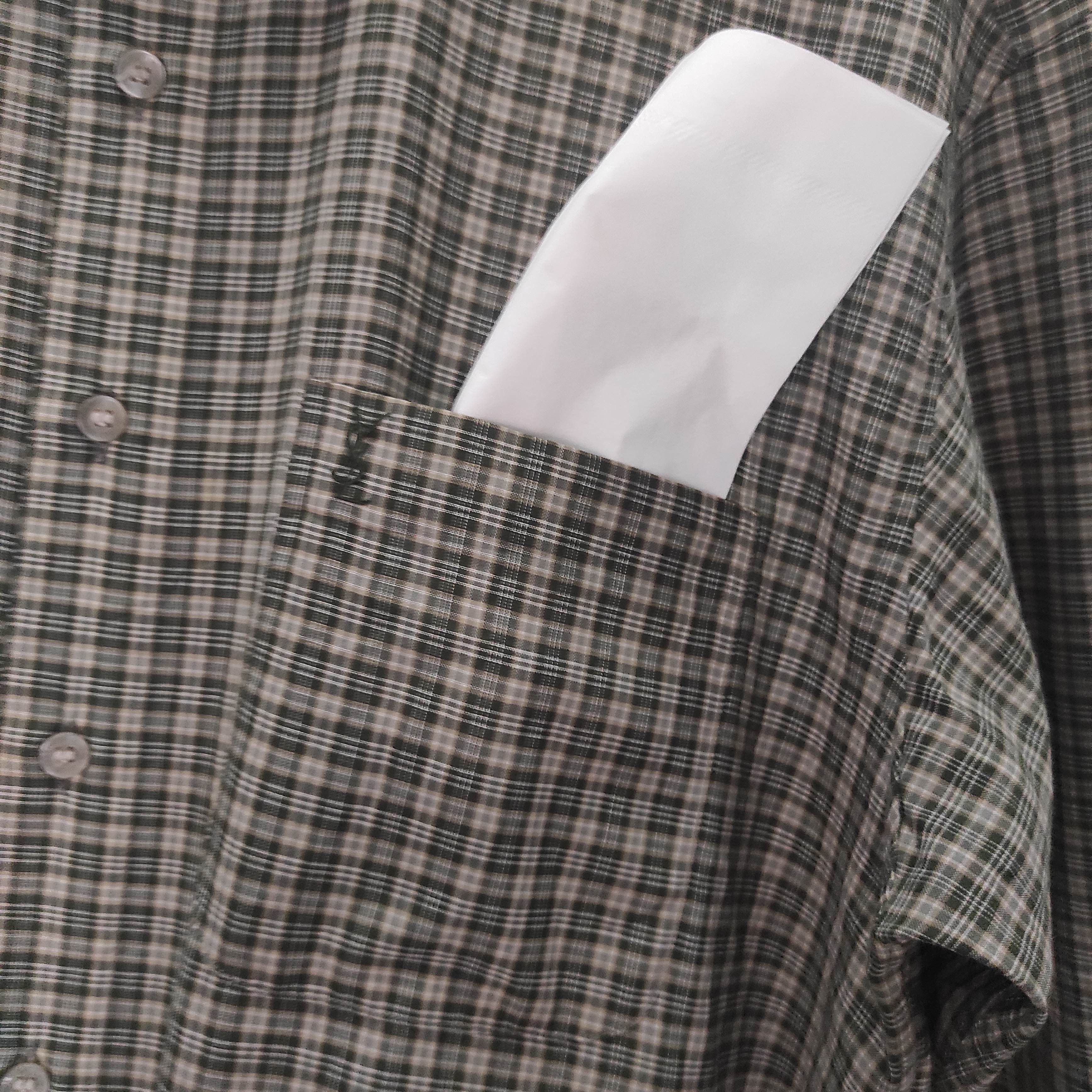 Yves Saint Laurent YSL Yves Saint Laurent Check Plaid Single Pocket Shirt Size US L / EU 52-54 / 3 - 4 Thumbnail