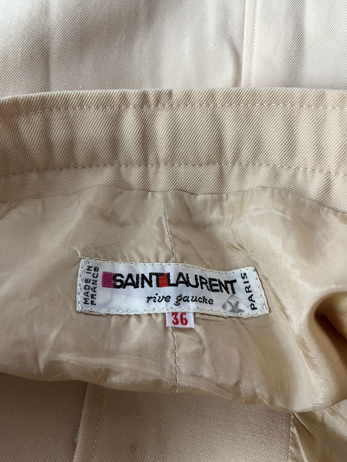 Yves Saint Laurent Vintage skirt Yves Saint Laurent Rive Gauche Size 26" / US 2 / IT 38 - 3 Thumbnail