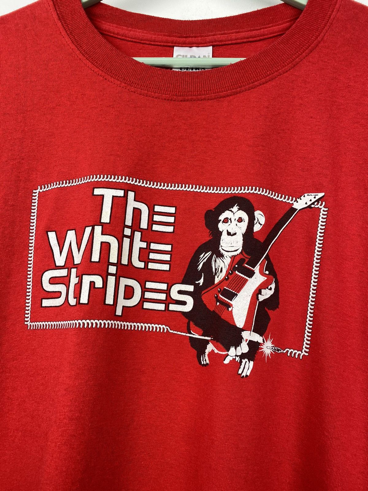 Band Tees Vintage The White Stripes T Shirt Tee Y2K Strokes Eminem Size US XL / EU 56 / 4 - 2 Thumbnail
