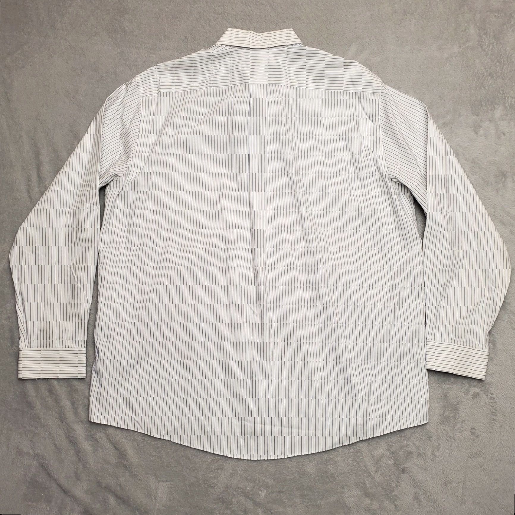 Eddie Bauer Eddie Bauer Shirt Mens XL White Blue Stripe Relaxed Long Sleeve Cotton Button-Down Size US XL / EU 56 / 4 - 6 Thumbnail