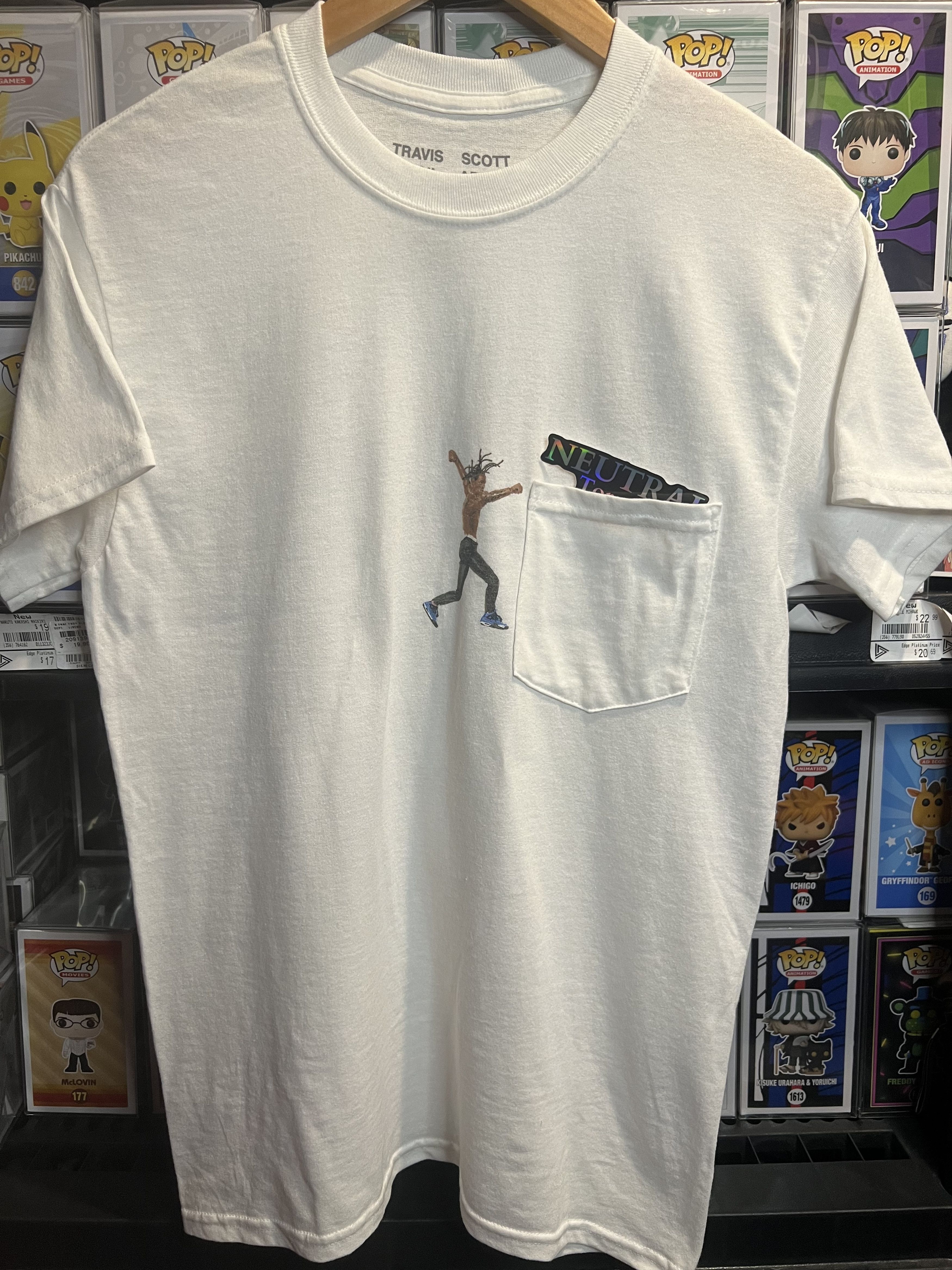 Travis Scott Travis Scott x Virgil Abloh 'Astroworld' Tee Size US S / EU 44-46 / 1 - 1 Thumbnail