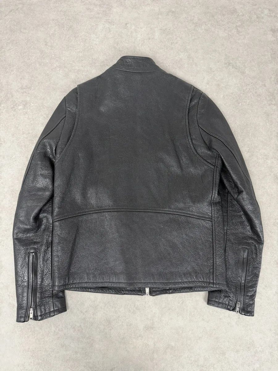 Dries Van Noten Dries Van Noten Dark Wool Striped Zip-up Jacket Size US S / EU 44-46 / 1 - 11 Thumbnail