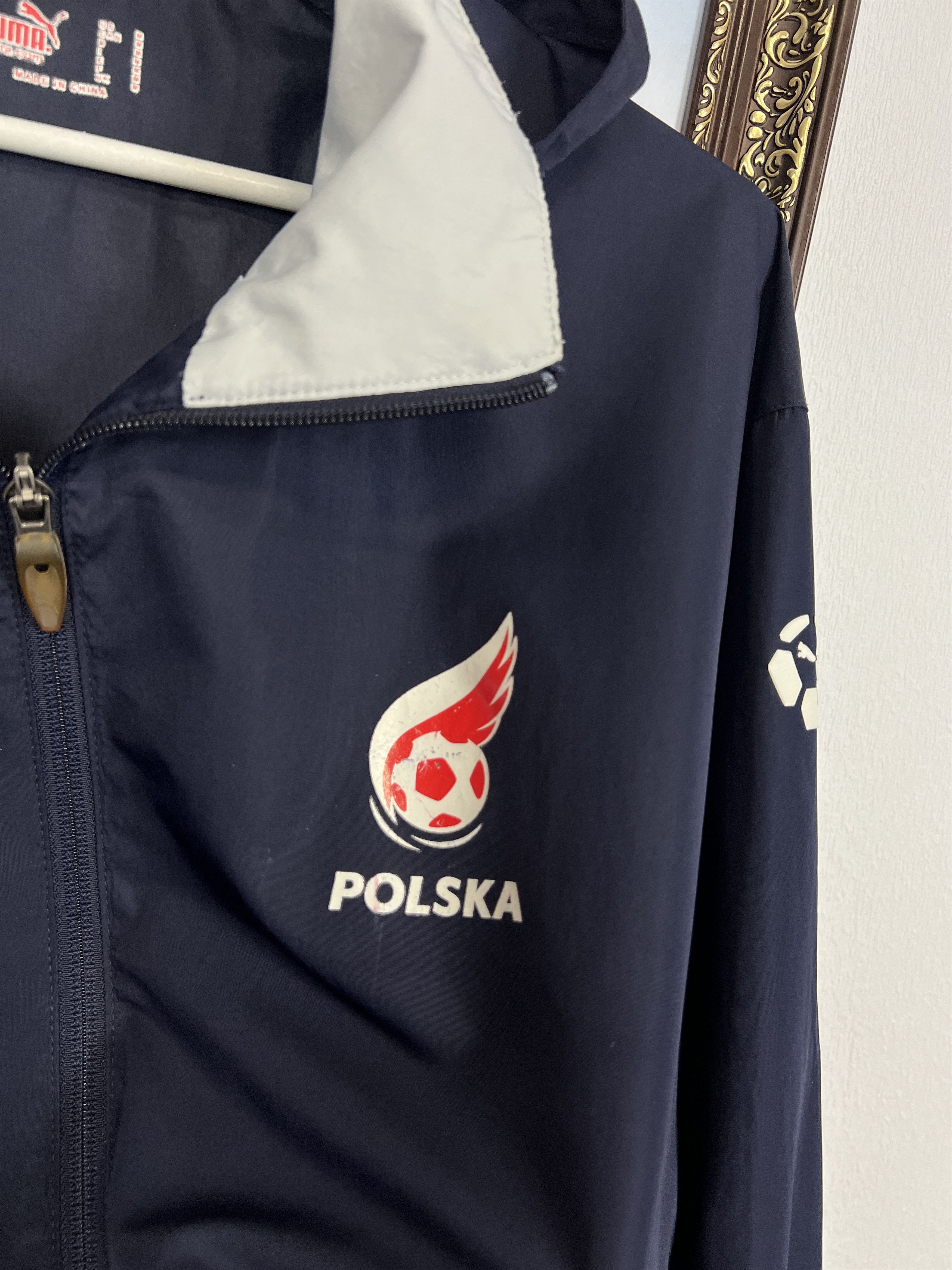 Puma Vintage Puma Poland Football Jacket Soccer Track Top Size US M / EU 48-50 / 2 - 3 Thumbnail