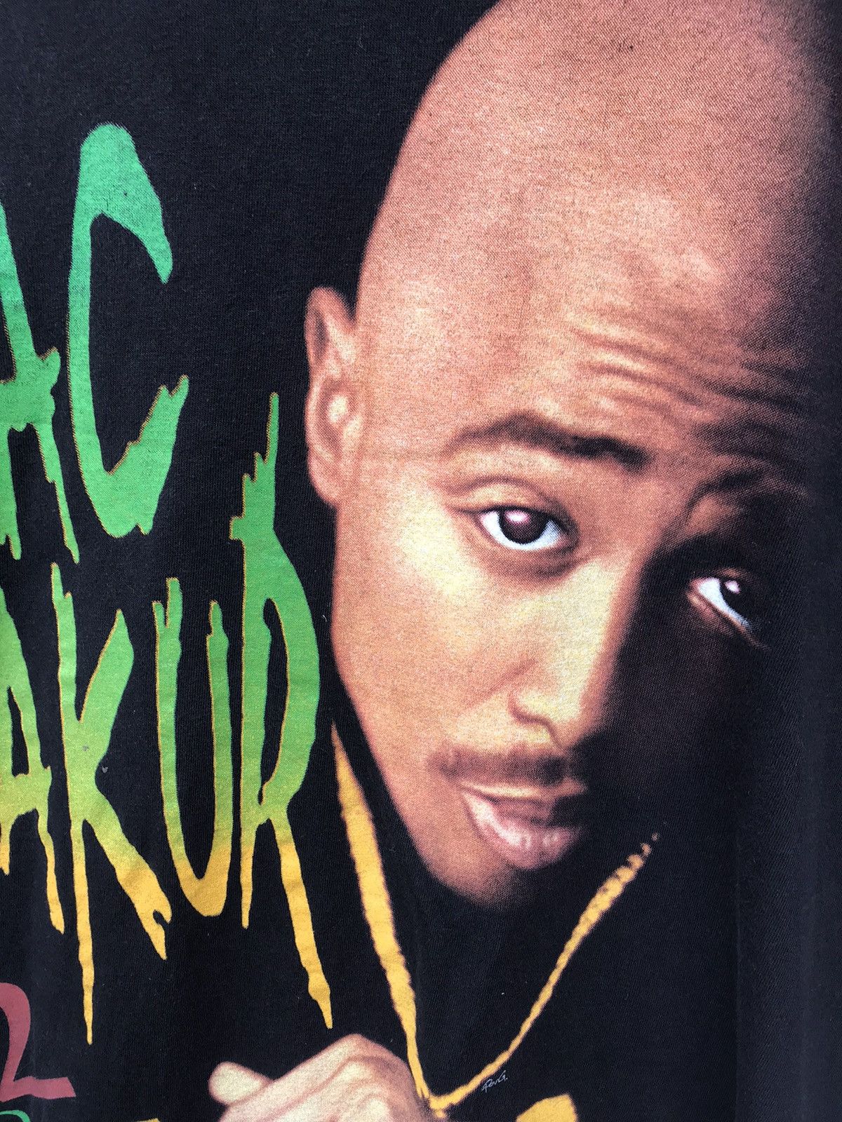 Band Tees Vintage Bootleg Tupac Shakur Rap Tee 90s 2pac Shirt Size US XL / EU 56 / 4 - 5 Thumbnail